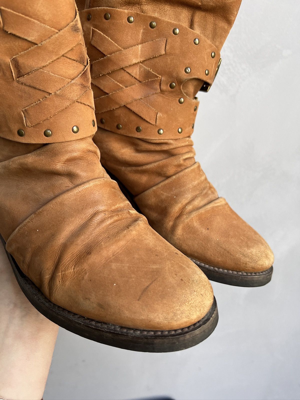 A.S.98 Ankle guidi style artisan Avant Garde boots y2k brown Size US 7.5 / EU 40-41 - 4 Thumbnail