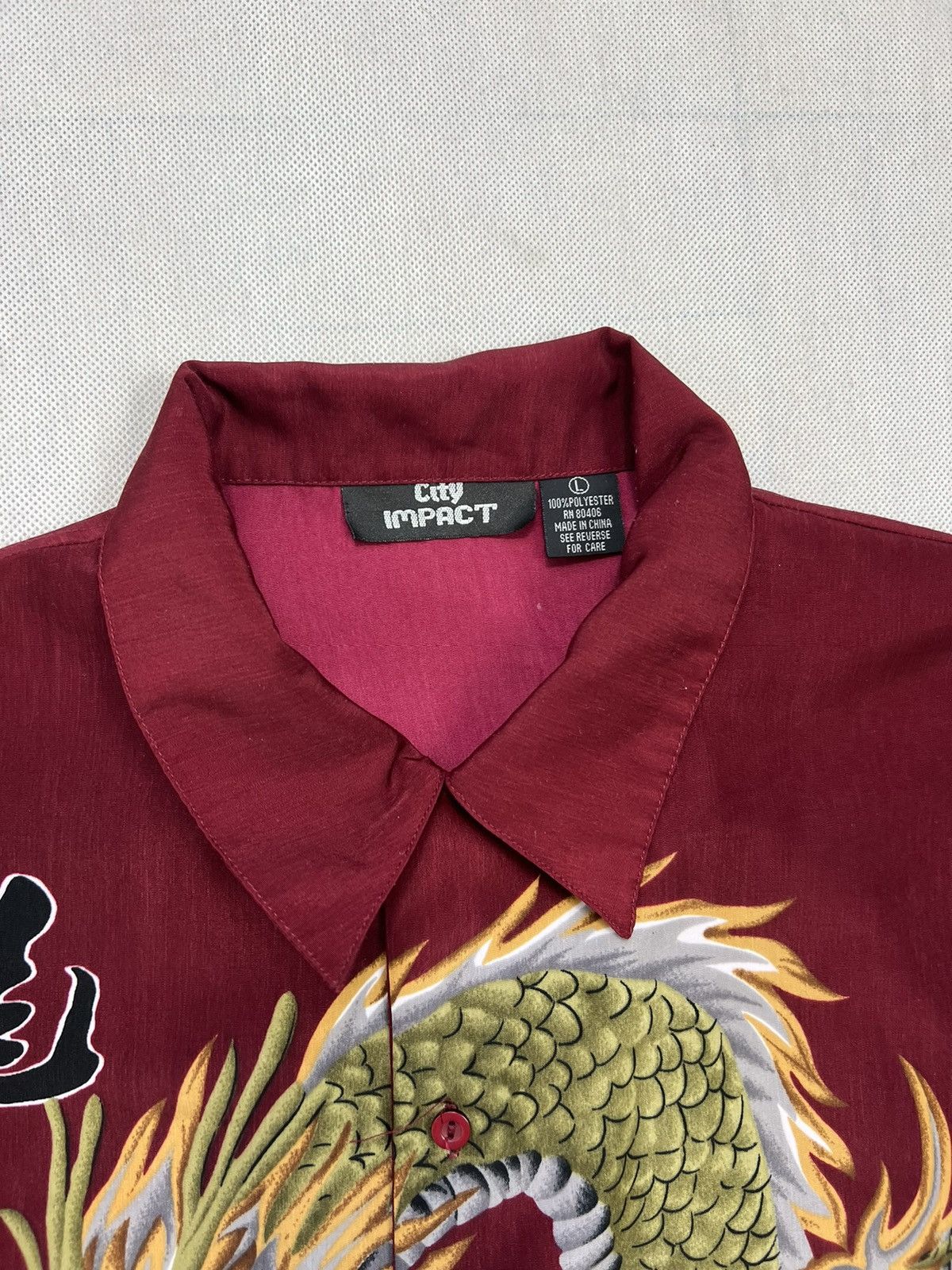 Japanese Brand × Vintage Shirt City Impact Dragon Tiger Vintage Print Asia Japan Size US L / EU 52-54 / 3 - 2 Thumbnail