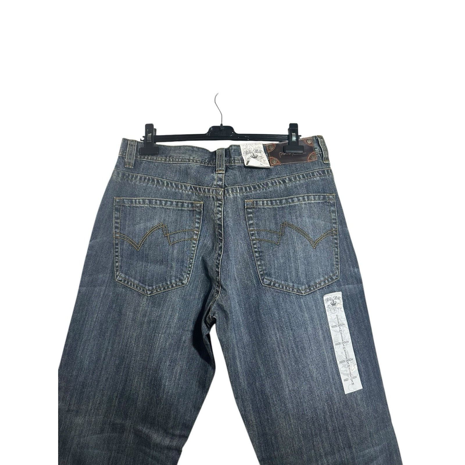 Pelle Pelle Vintage Pelle Pelle Baggy Jeans Men's Hip Hop Whiskering Y2K Size US 38 / EU 54 - 4 Thumbnail