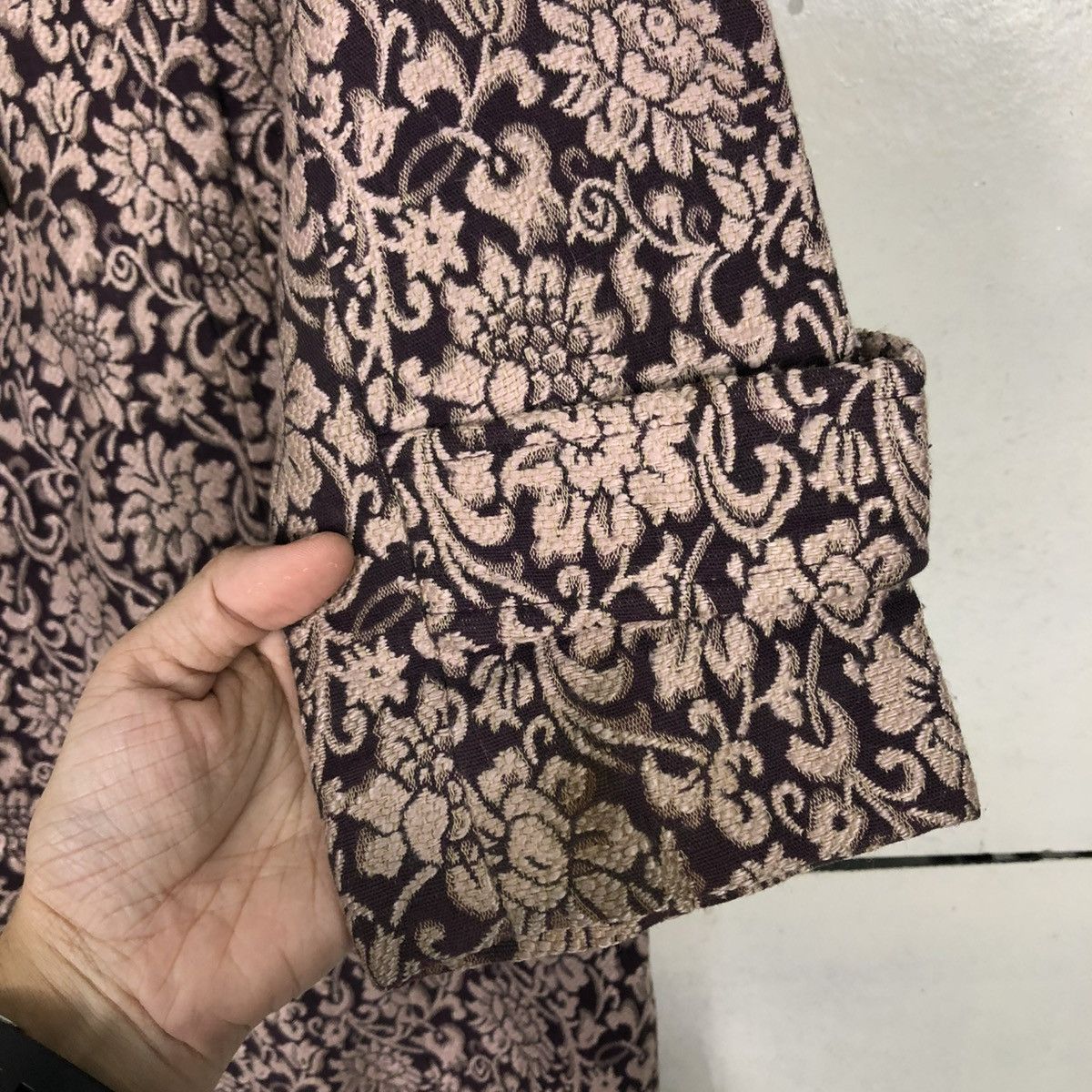 Hysteric Glamour 🔥VINTAGE LONG JACKET HYSTERIC GLAMOUR DOUBLE COLLAR FLORAL Size M / US 6-8 / IT 42-44 - 19 Thumbnail