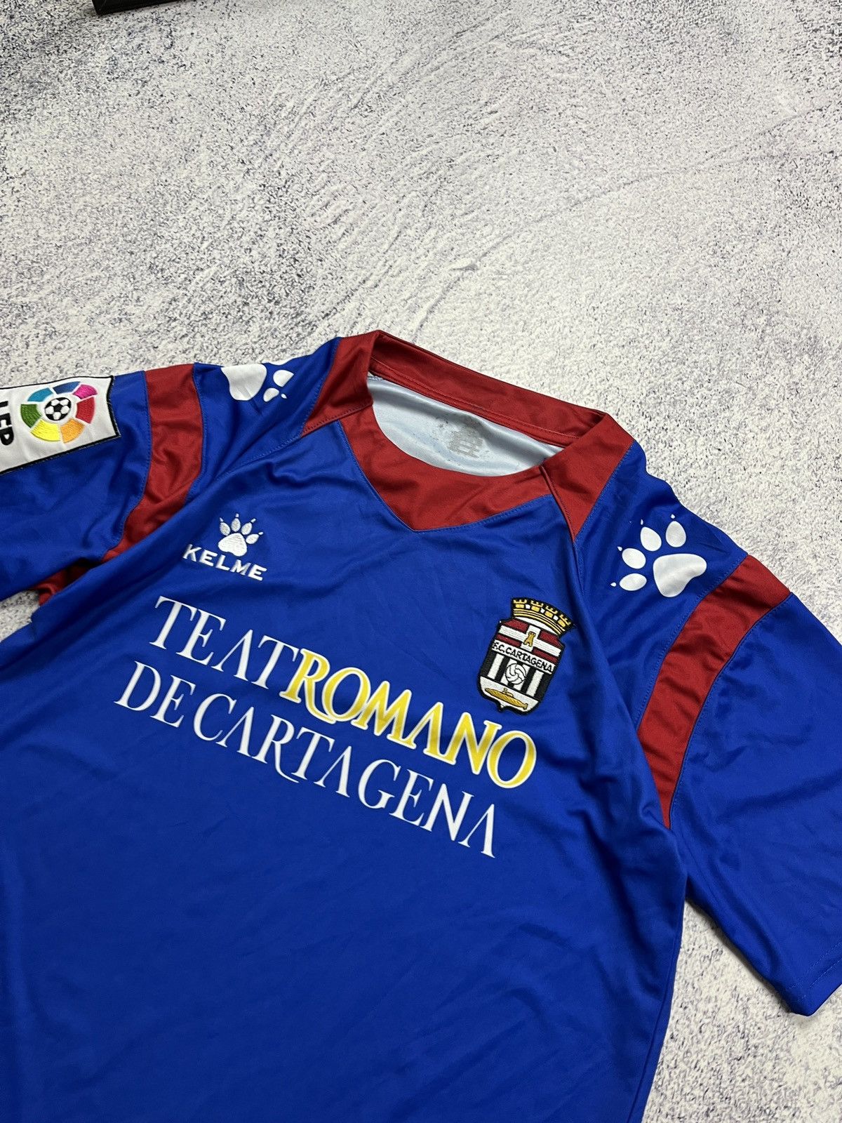 Vintage Vintage Kelme F.C Cartagena 2011 Home Soccer Jersey Football Size US S / EU 44-46 / 1 - 5 Thumbnail