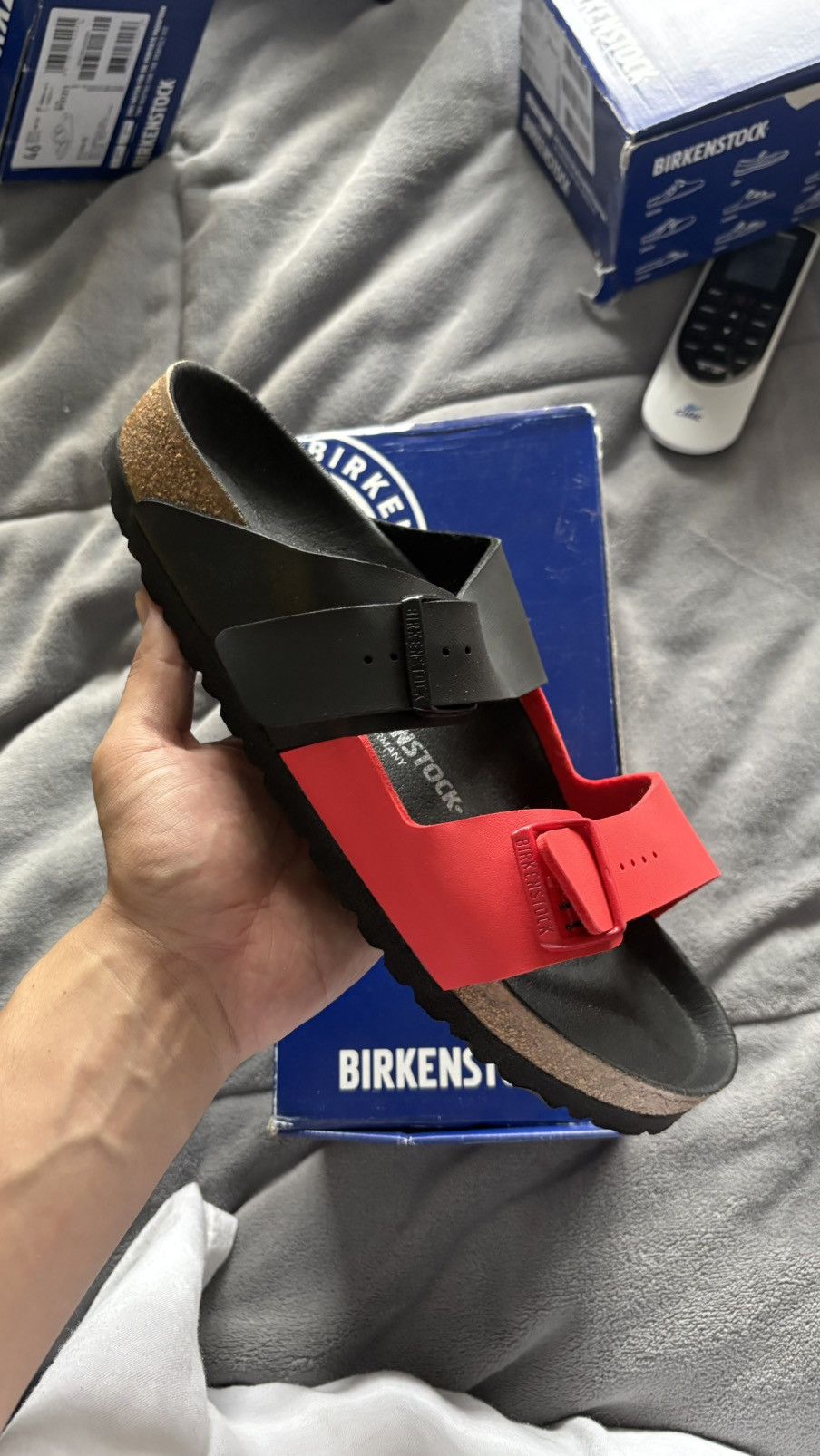 Birkenstock Birkenstock Arizona Split b/r Size US 12 / EU 45 - 1 Thumbnail