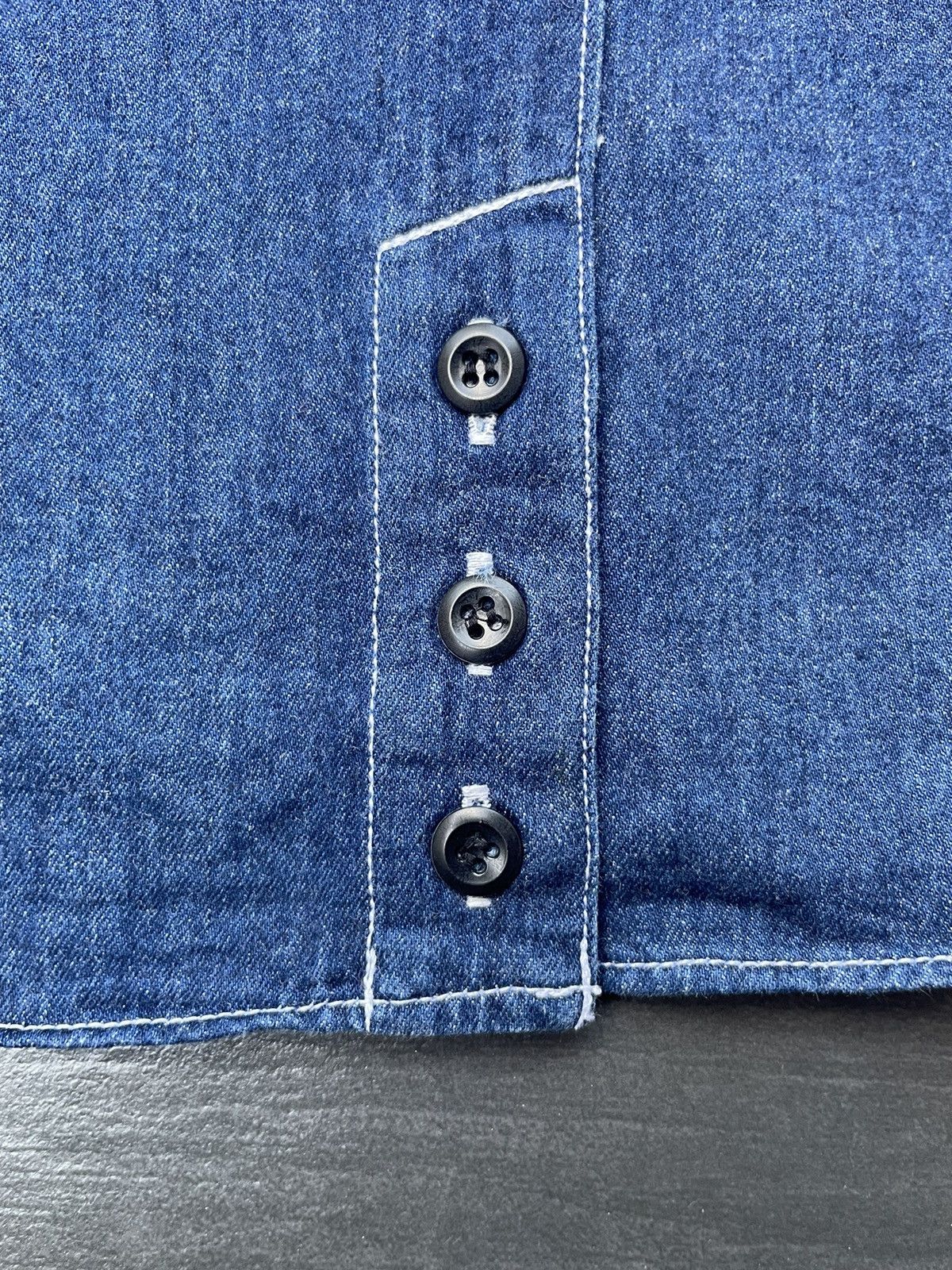 Japanese Brand × Vintage Vintage Flandre Denim Shirt Size US M / EU 48-50 / 2 - 13 Thumbnail