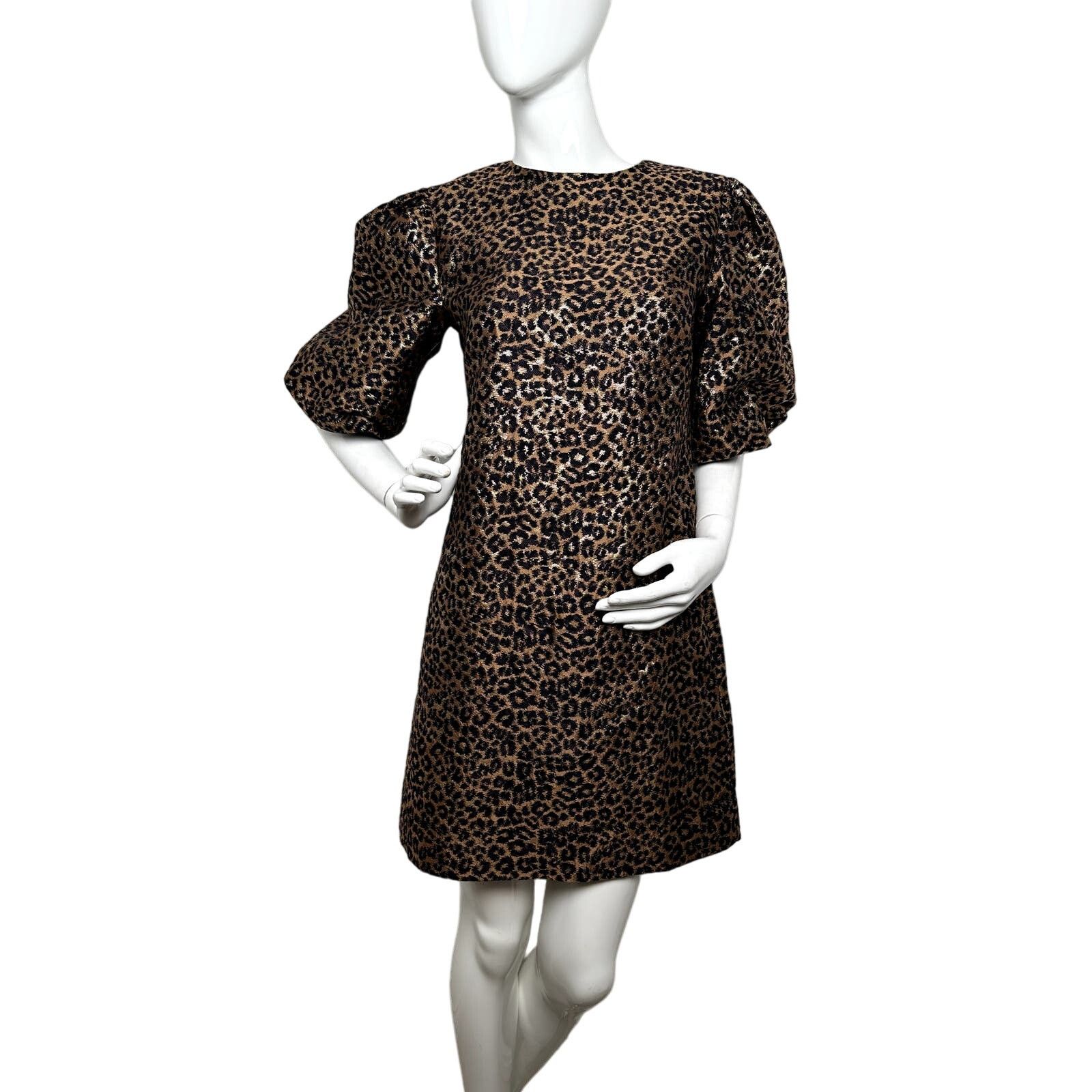 Kate Spade Kate Spade Leopard Taxi Mainline Dress Bungalow Size 4 Size S / US 4 / IT 40 - 2 Thumbnail
