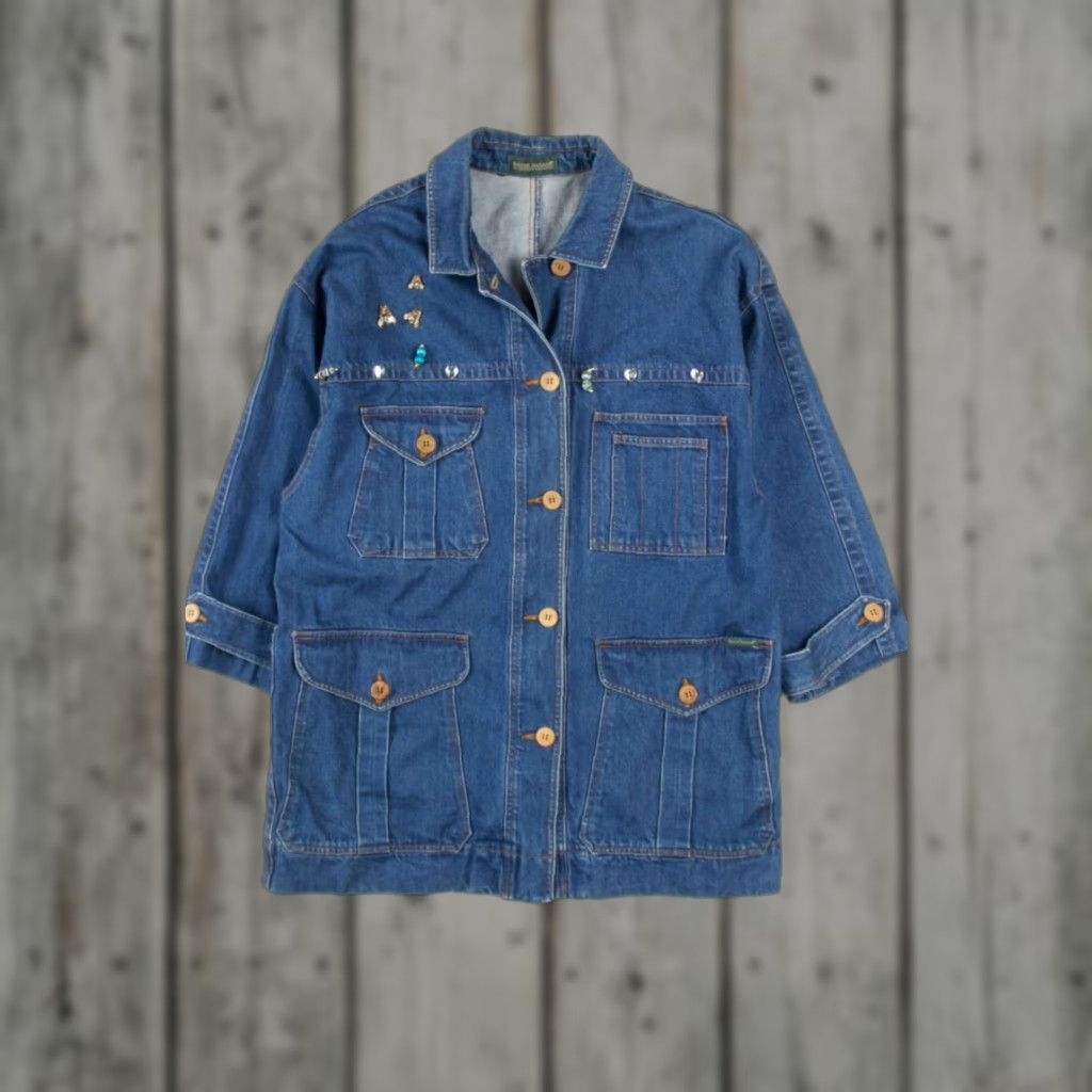 Vintage Vintage Circus Patches Harve Benard Denim Jacket Medium Blue User: Vintage Circus Patches Harve Benard Denim Jacket Medium Blue Size US M / EU 48-50 / 2 - 1 Thumbnail
