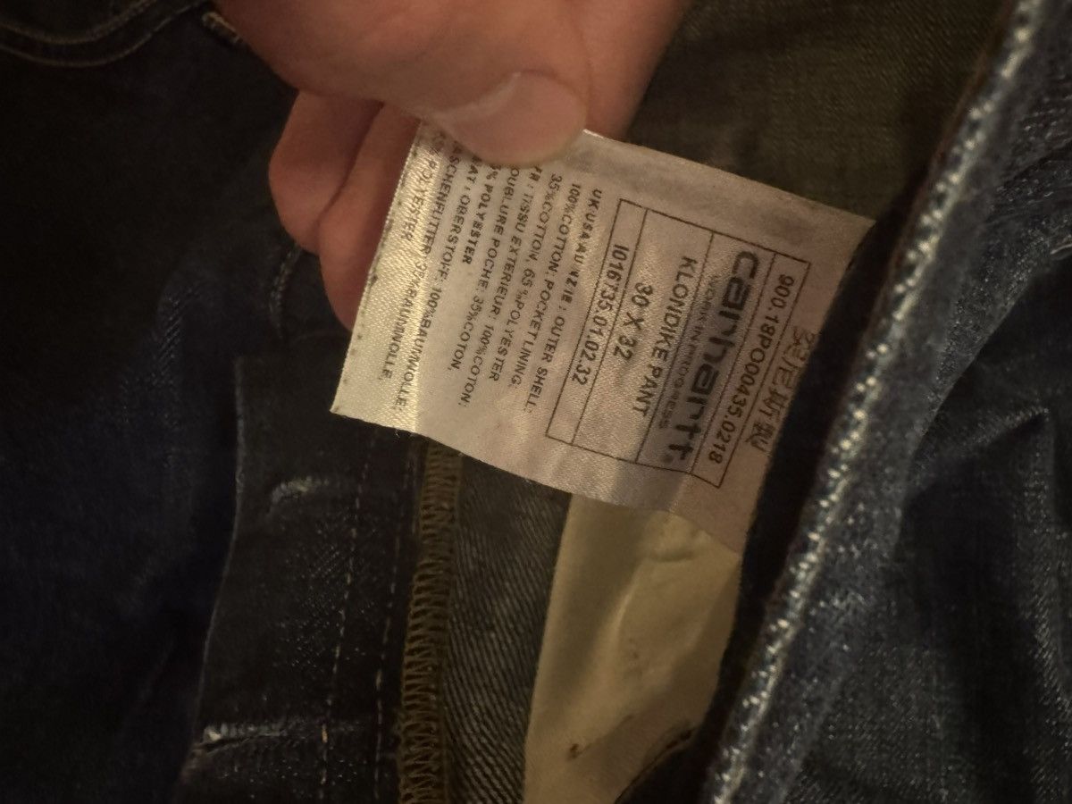 Carhartt Wip Carhartt WIP Klondike Pant Denim 30x32 Size US 30 / EU 46 - 5 Thumbnail