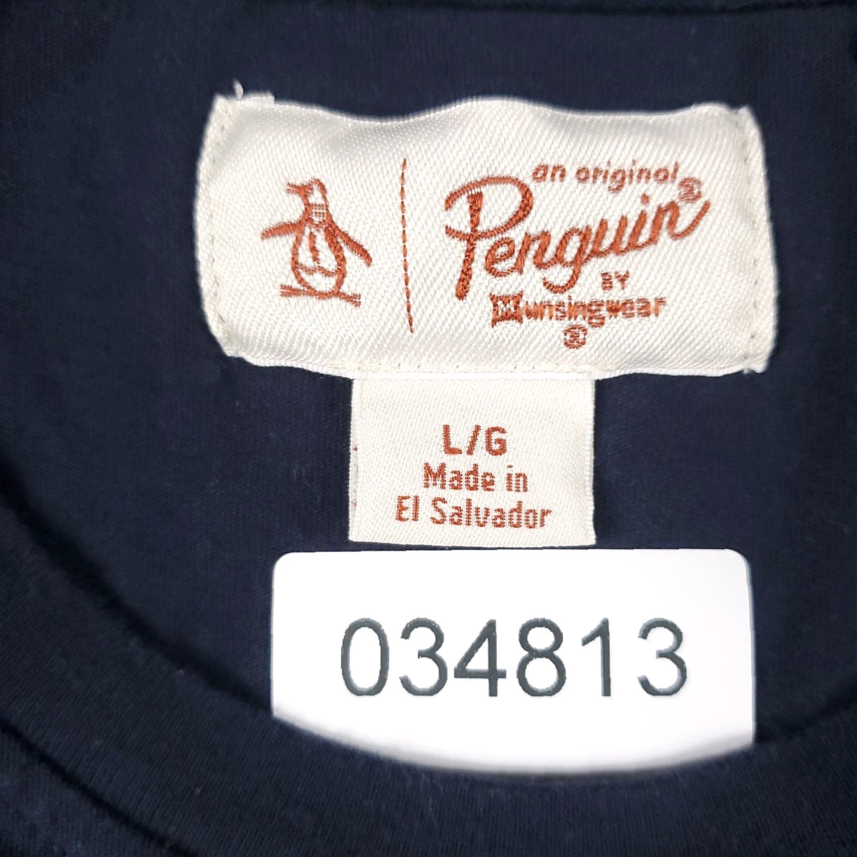 Original Penguin Original Penguin T Shirt Mens Large Blue Short Sleeve Crew Neck Cotton Logo Graphic Casual Vintage No Size US L / EU 52-54 / 3 - 7 Thumbnail
