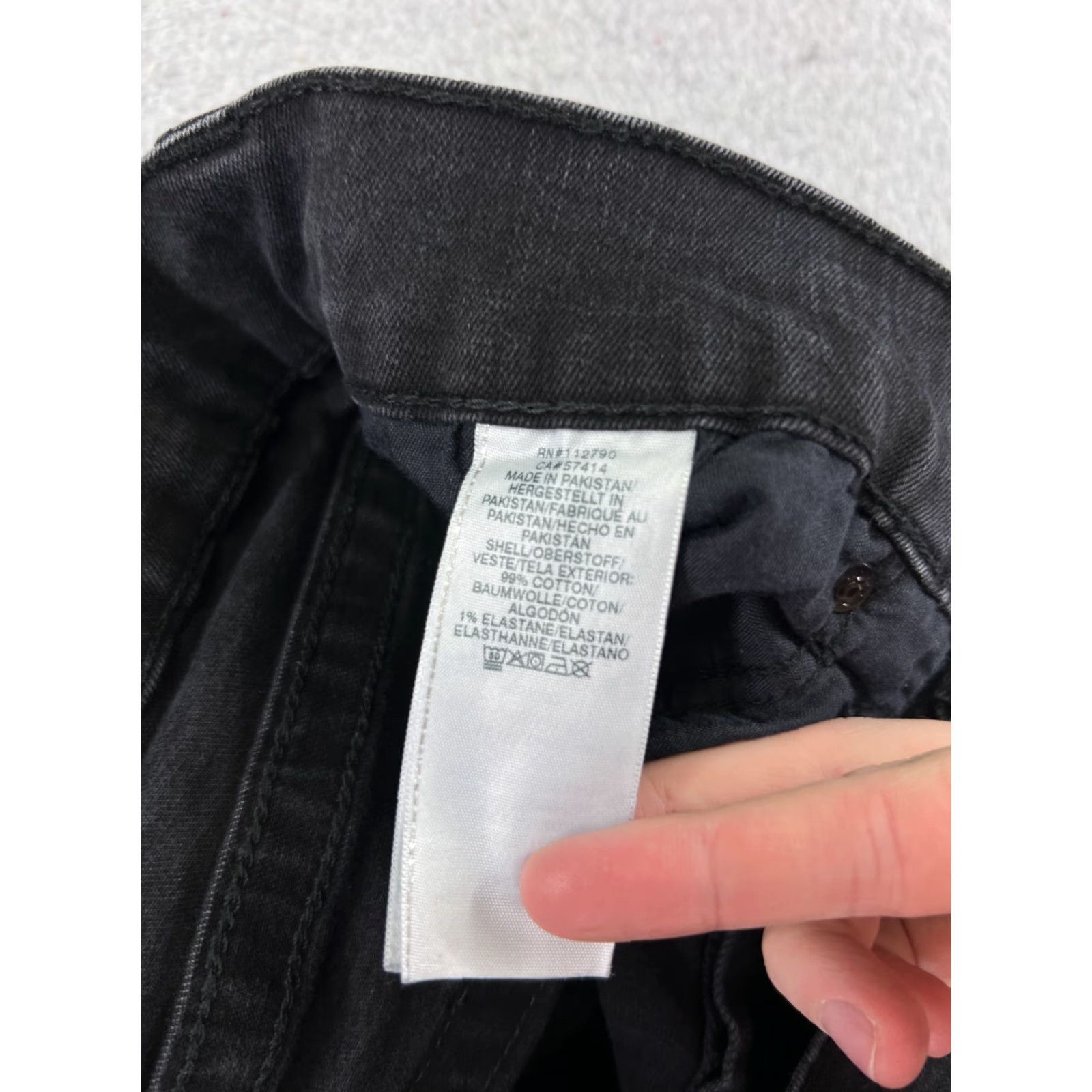 True Religion True Religion Jeans Mens Relaxed Straight Leg 36x32 Black Cotton Blend Size US 36 / EU 52 - 4 Thumbnail