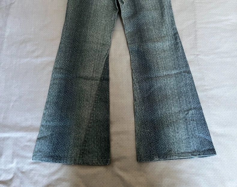 Yohji Yamamoto Vintage Tornado Mart Denim Pants with Snake Print-2506 Size 28" / US 6 / IT 42 - 8 Thumbnail