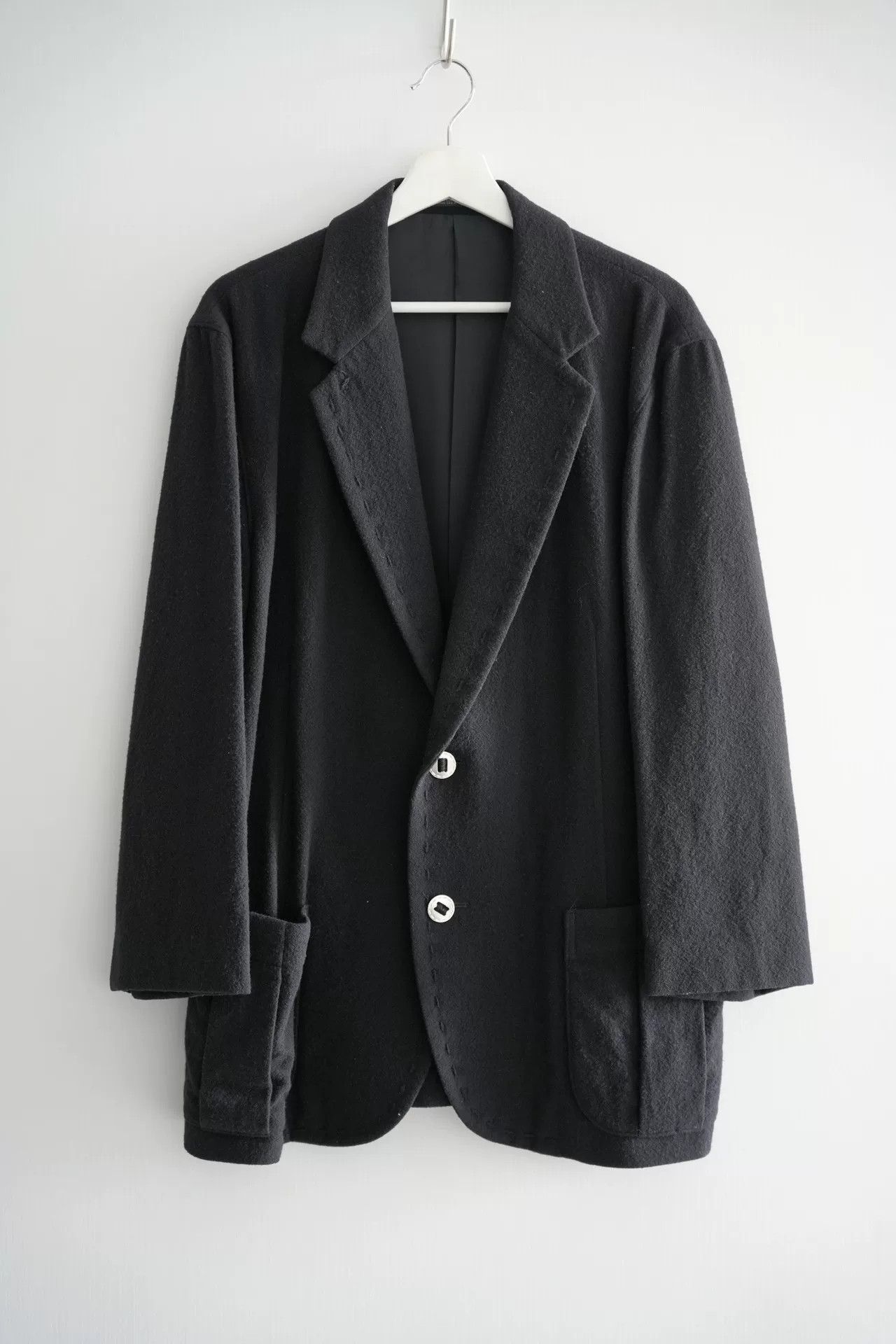 Yohji Yamamoto Yohji Yamamoto Hand-Stitched Suit Jacket Size US M / EU 48-50 / 2 - 1 Thumbnail