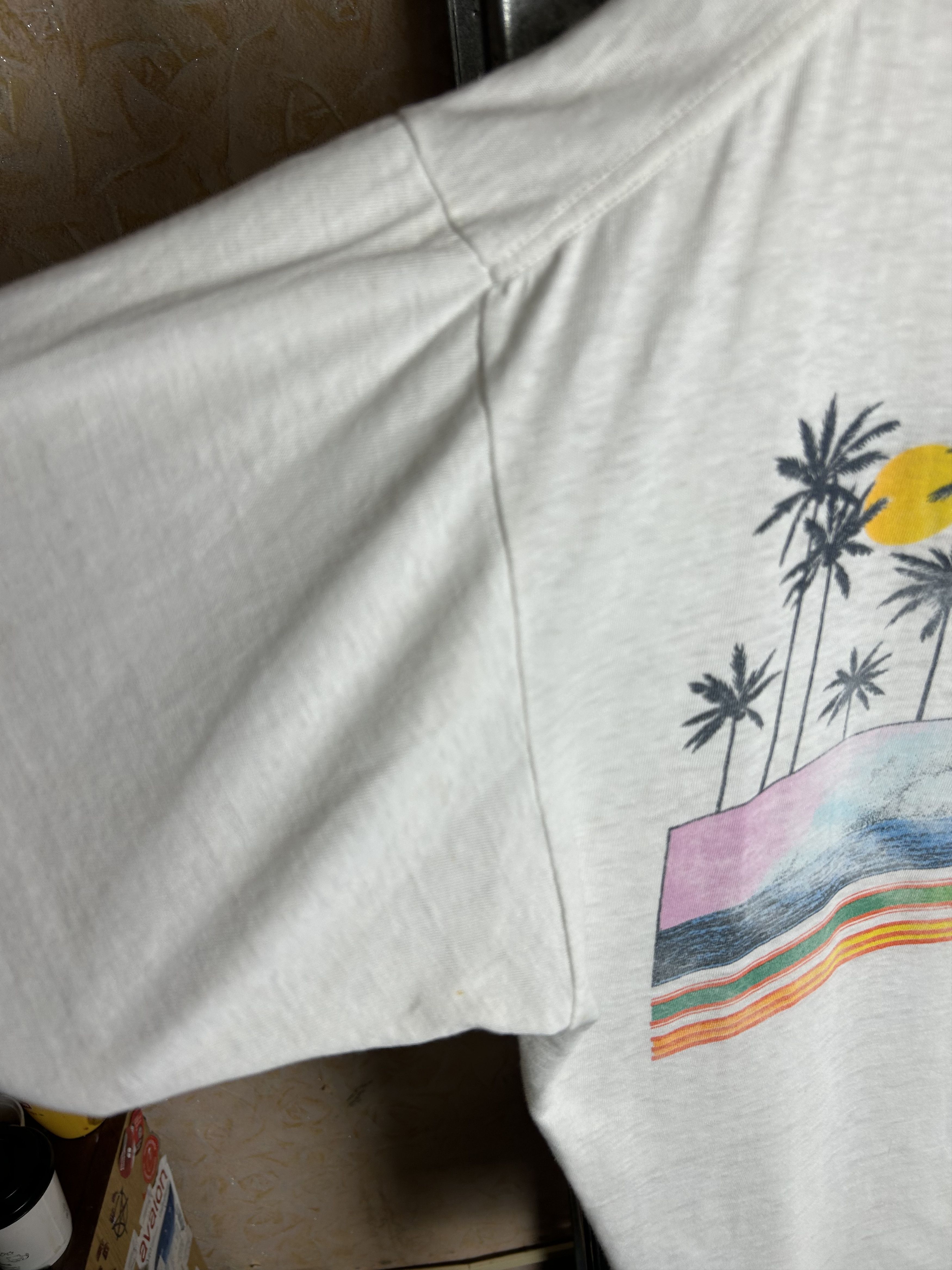 Vintage Vintage 80s Big Wednesday Warner Bros Movie T-shirt Size US XL / EU 56 / 4 - 8 Thumbnail