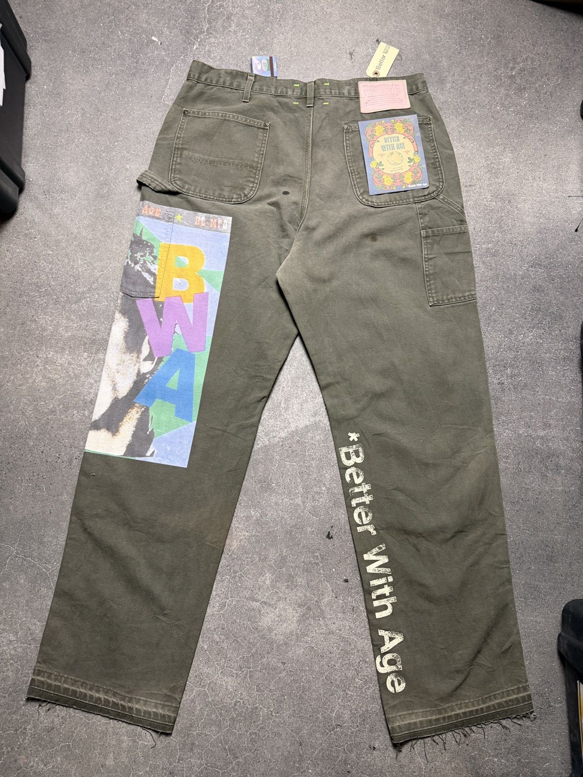 Better With Age Better With Age Knucklehead Double Knee Carhartt Moss Size US 36 / EU 52 - 6 Thumbnail