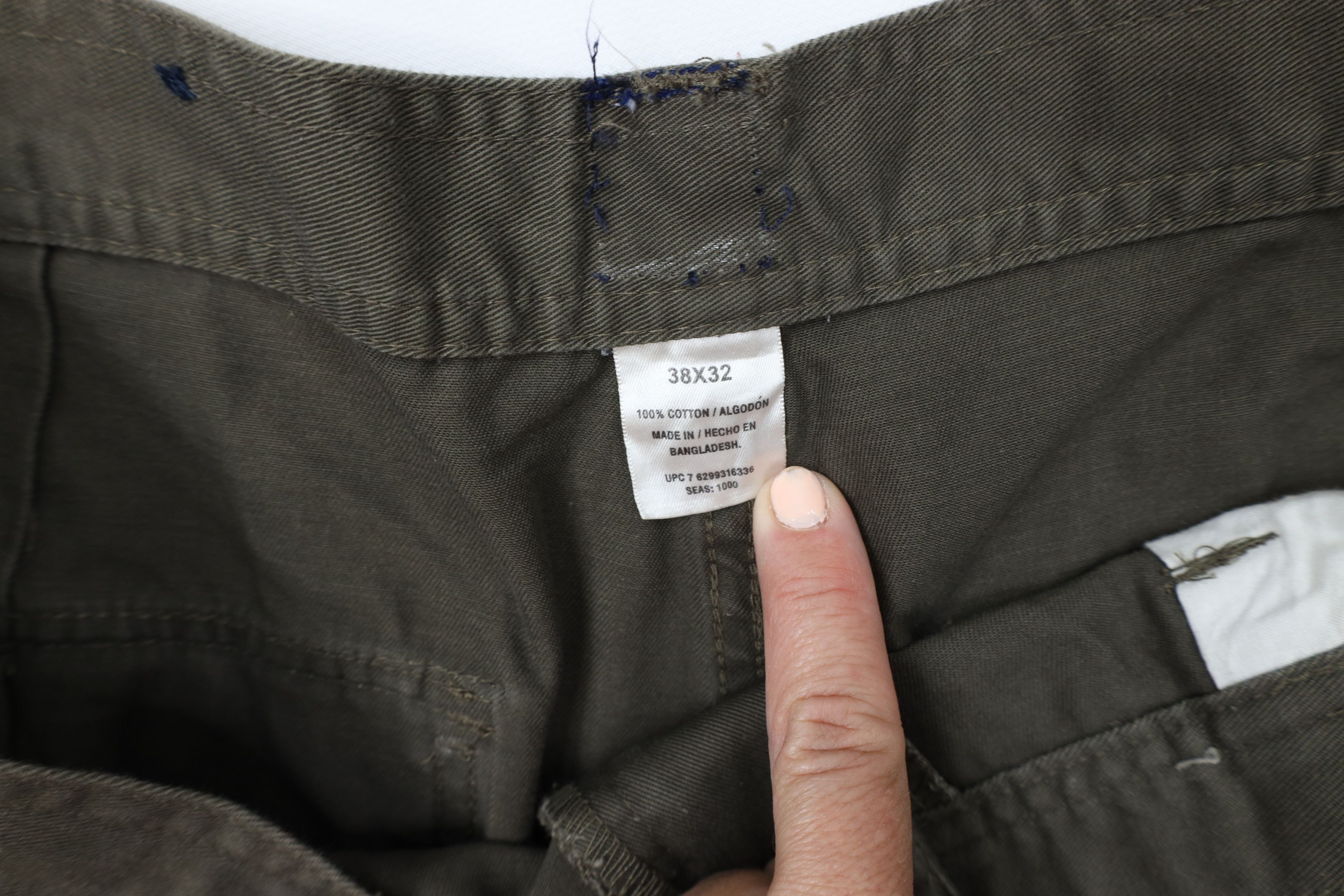 Vintage Vintage 90s Y2K Streetwear Baggy Wide Leg Cargo Pants Green Size US 38 / EU 54 - 9 Thumbnail