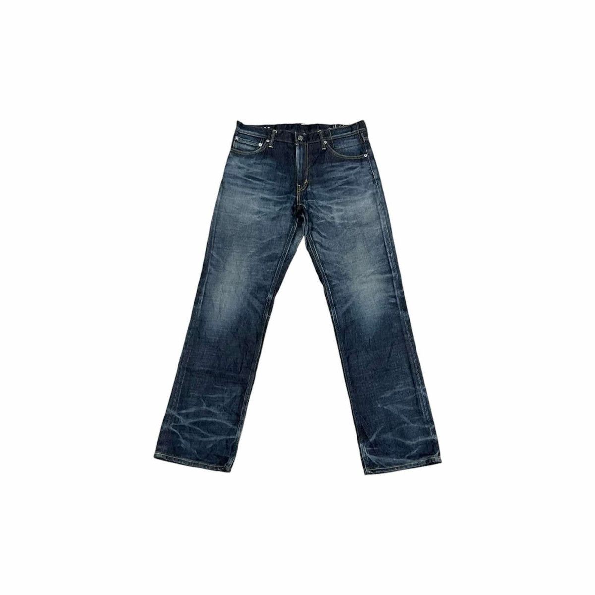 Japanese Brand × Visvim 🔥Rare Visvim Fluxus Denim Faded Size US 32 / EU 48 - 1 Thumbnail