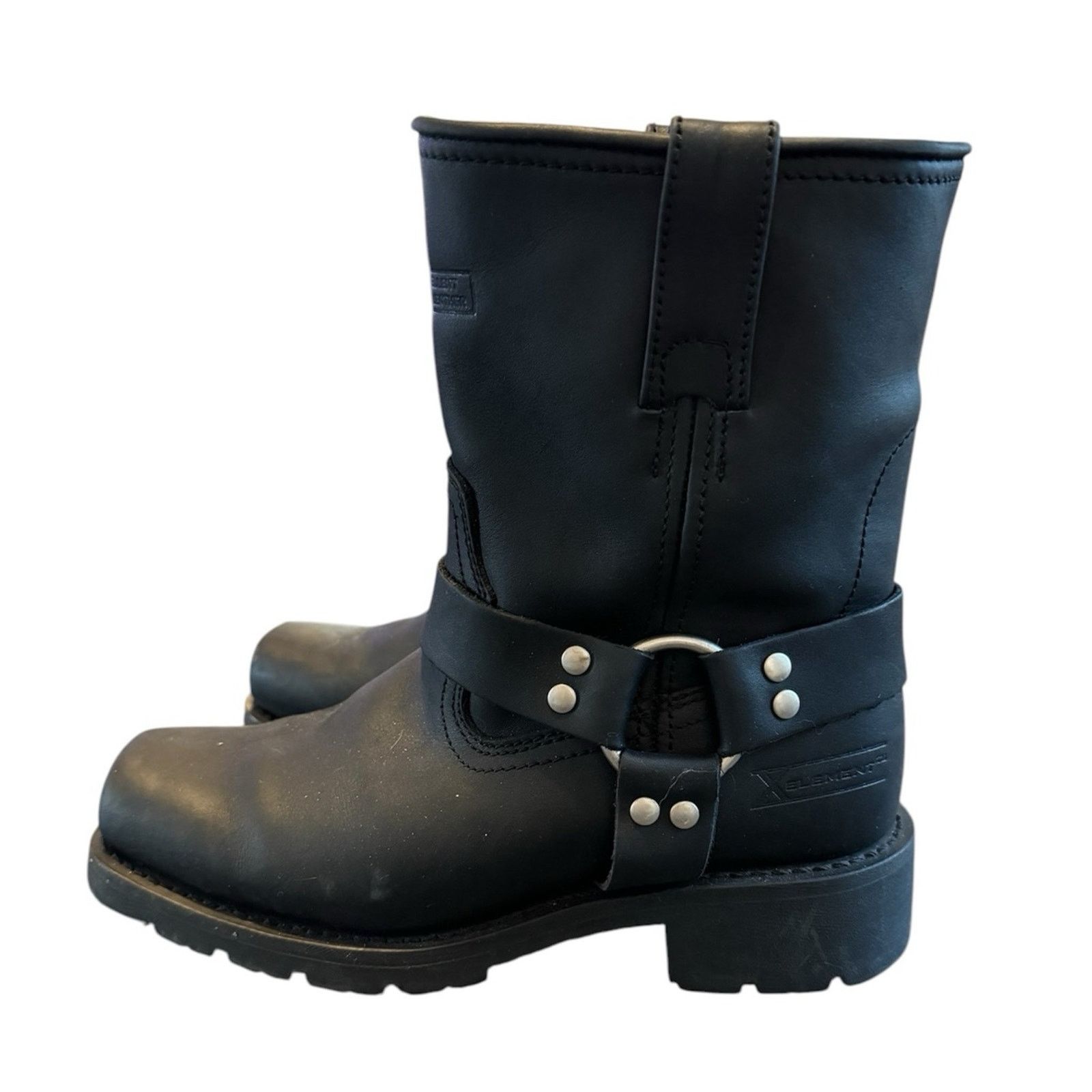 Xelement Mens Xelement “Butch” black motorcycle boots Size US 8 / EU 41 - 3 Thumbnail