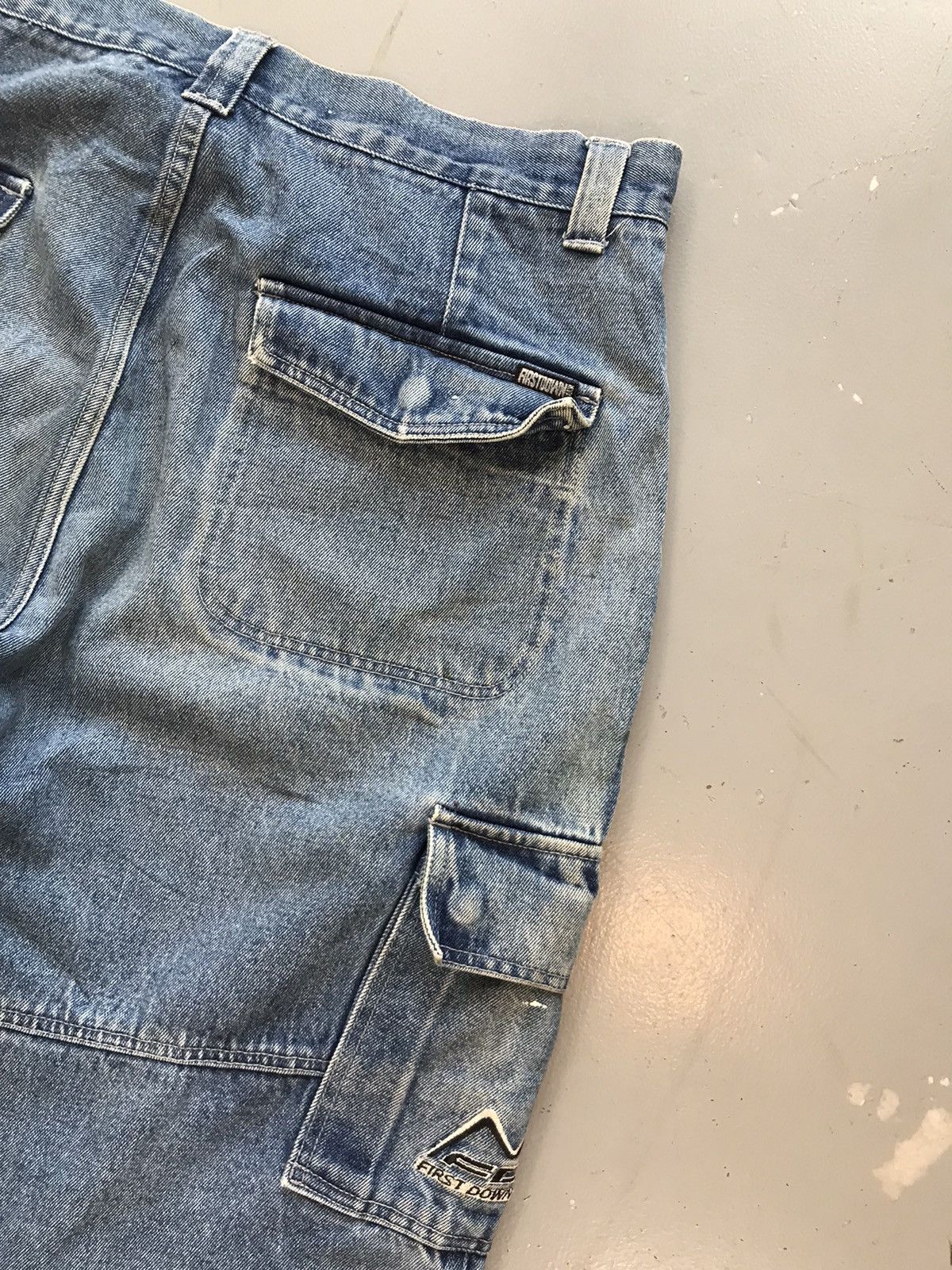 JNCO × Vintage Vintage first down multiple big pocket cargo denim Size US 40 / EU 56 - 12 Thumbnail