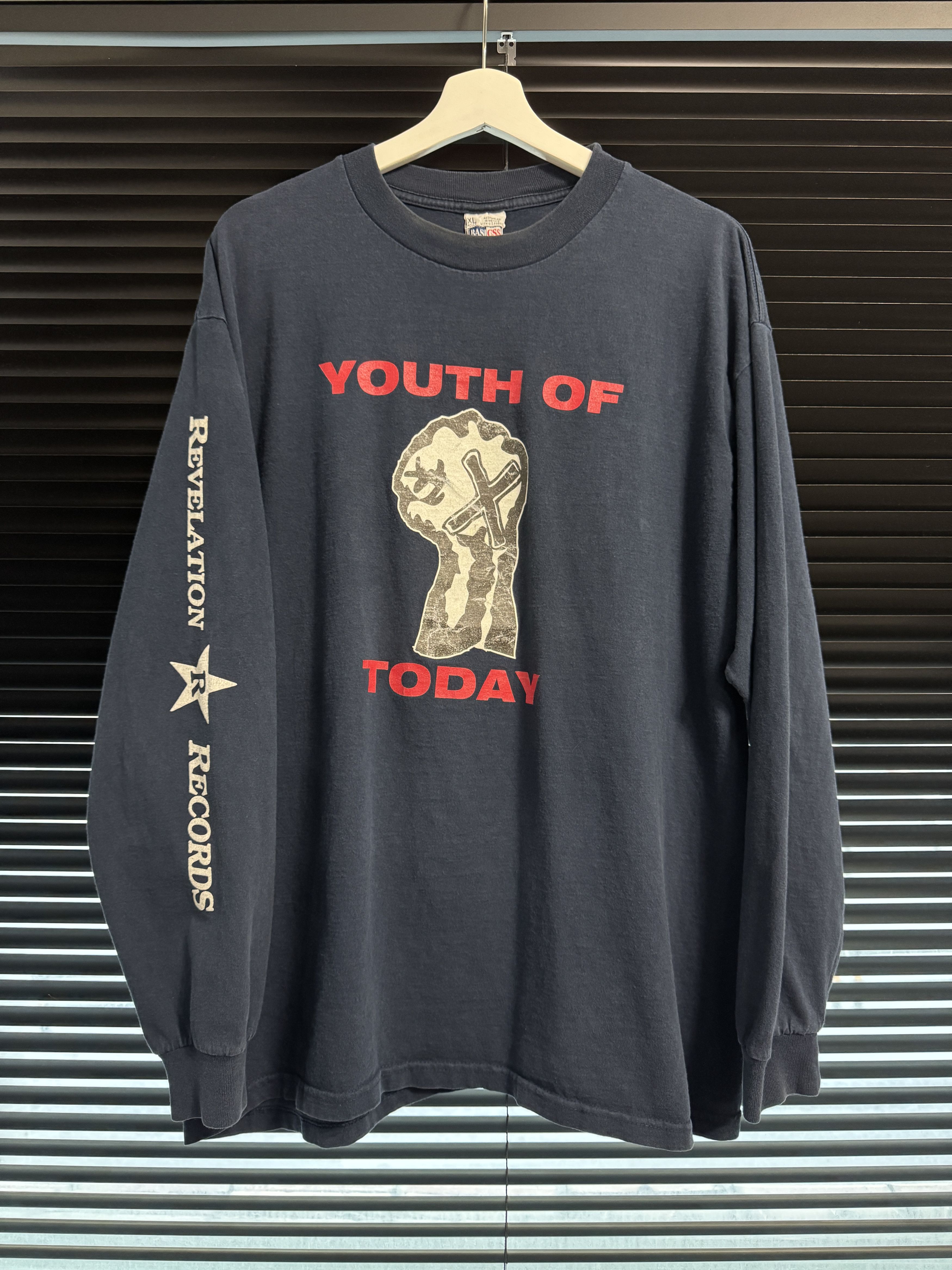 Band Tees 90s Youth Of Today "Positive Outlook" Longsleeve Size US XL / EU 56 / 4 - 1 Thumbnail
