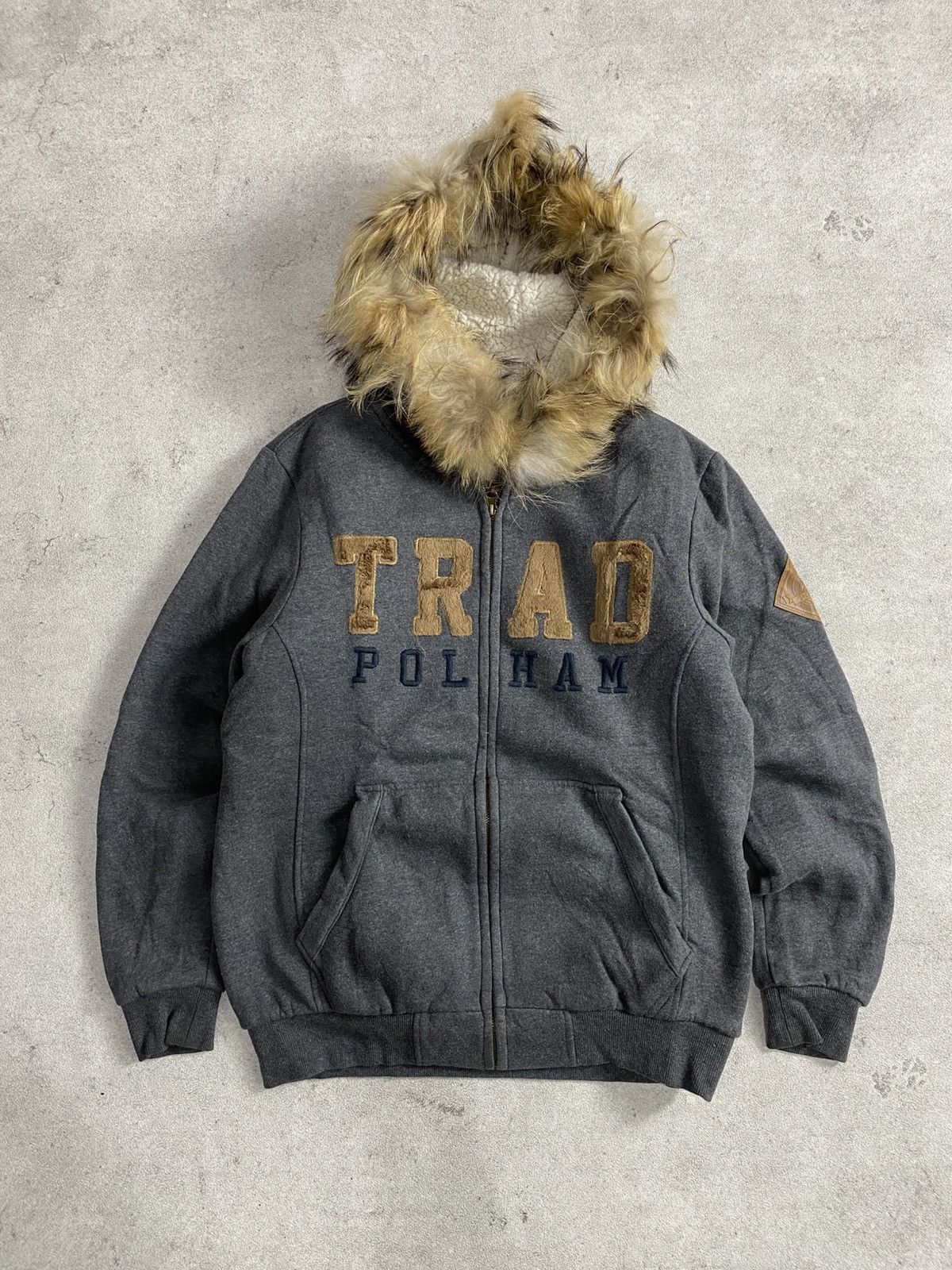If Six Was Nine 2000s Polham fur quilted jacket Size US L / EU 52-54 / 3 - 1 Thumbnail