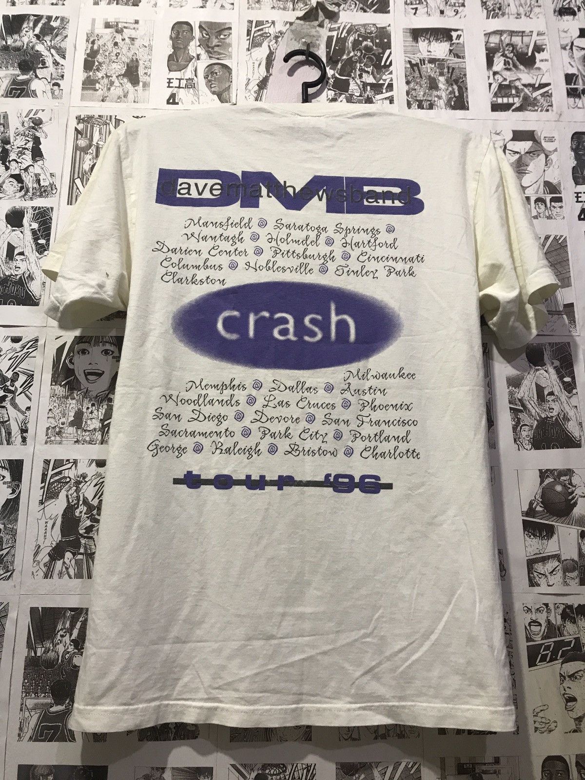 Band Tees × Japanese Brand × Vintage Dave Matthews Band 1996 Crash Tour Concert T-Shirt Unisex Size US L / EU 52-54 / 3 - 2 Thumbnail