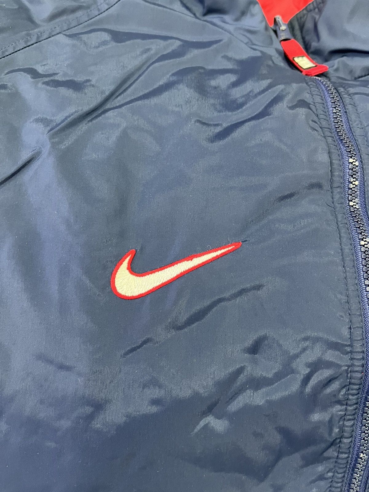 Nike 1998-99 Arsenal Nike Reversible Padded Bench Coat Size US L / EU 52-54 / 3 - 6 Thumbnail