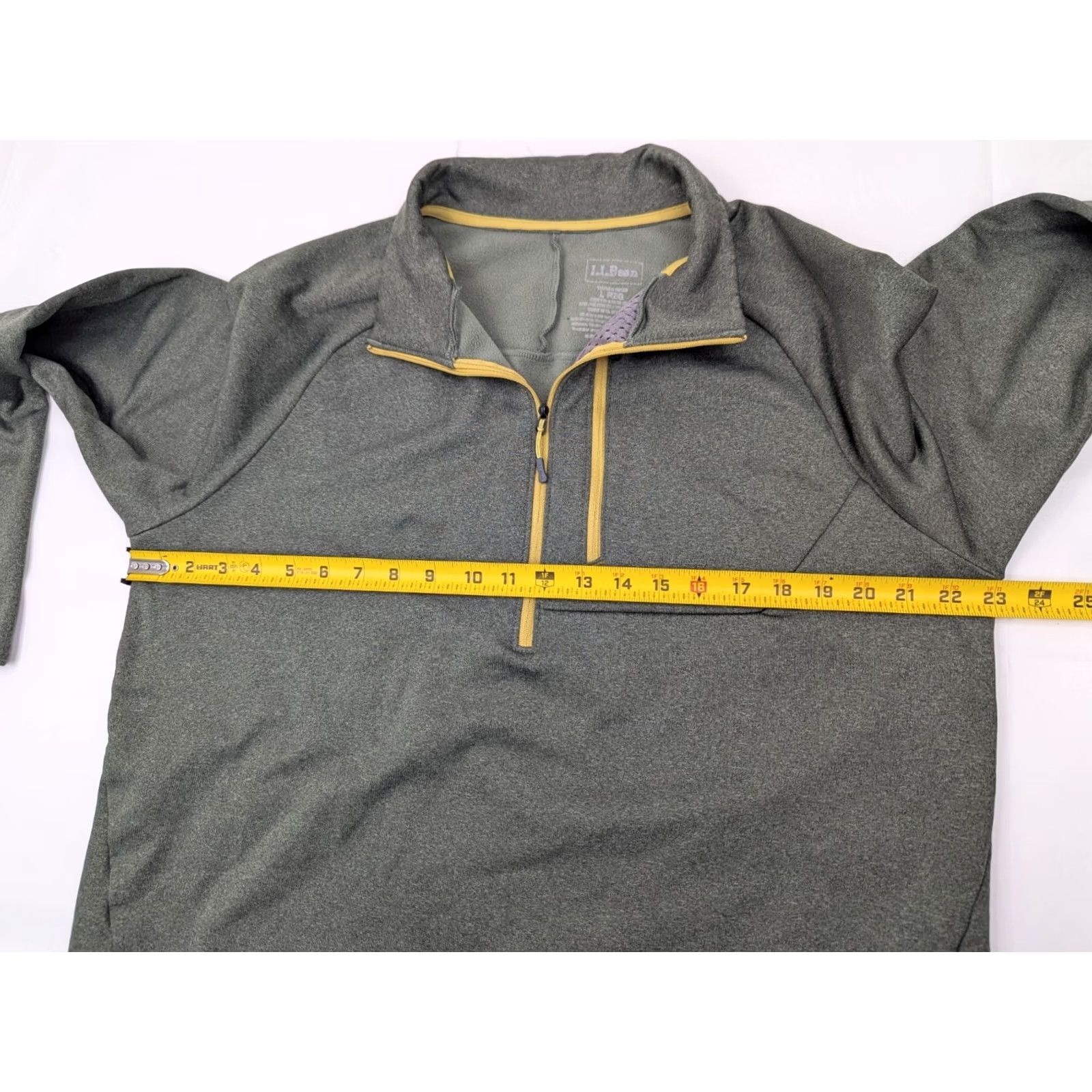 Vintage L.L. Bean Fleece Pullover Sweatshirt 1/4 Zip Men L Green Outdoor Comfort Regular Fit Size US L / EU 52-54 / 3 - 6 Thumbnail