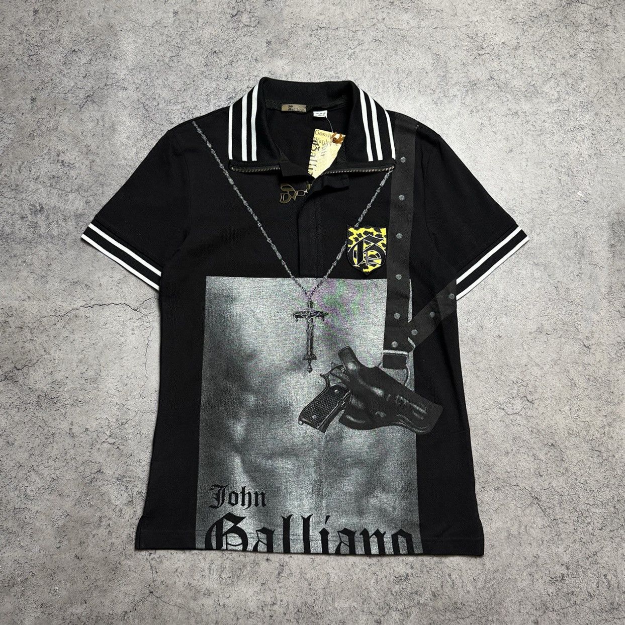 John Galliano 2008 John Galliano Rare NEW Polo T-Shirt Size US M / EU 48-50 / 2 - 1 Thumbnail
