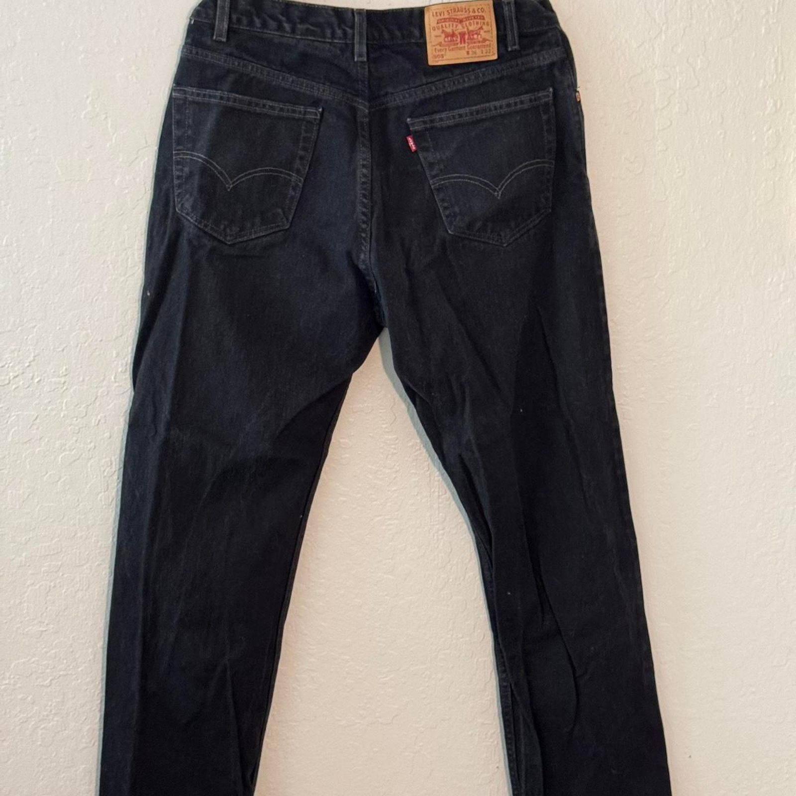 Levi's vintage Black Levi's 505 regular fit denim jeans 36 Size US 36 / EU 52 - 5 Thumbnail