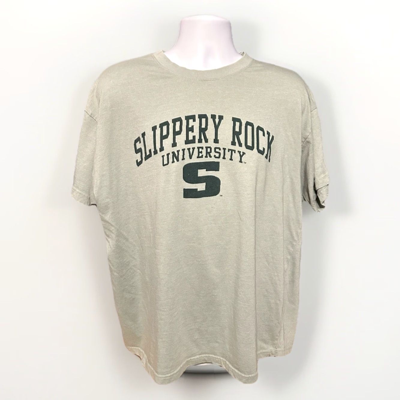 Vintage VTG Slippery Rock University Shirt Adult 2XL Green Short Sleeve MV Green Logo College 2000s Womens/Mens? Size US XXL / EU 58 / 5 - 3 Thumbnail