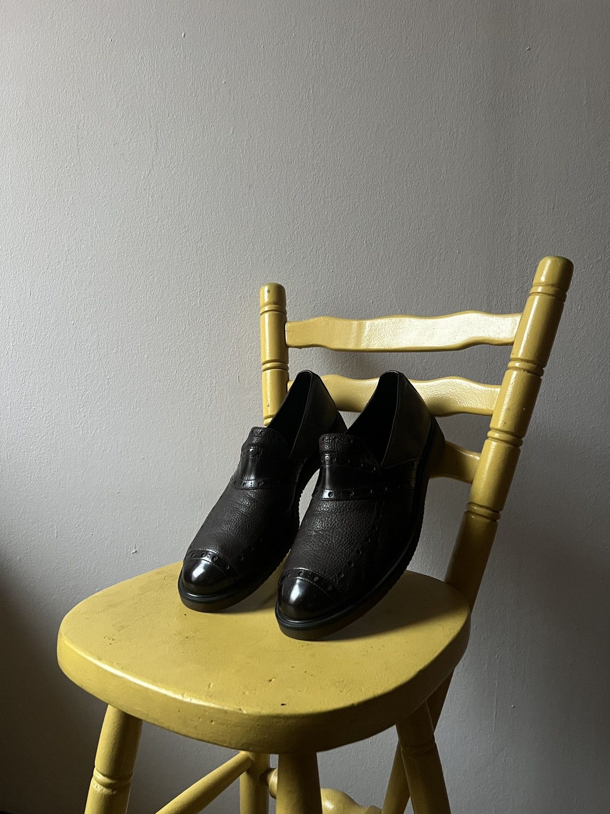 Comme des Garcons Homme Plus Comme Des Garçons Homme Plus Leather Slip-On Loafer Shoes Size US 9.5 / EU 42-43 - 3 Thumbnail