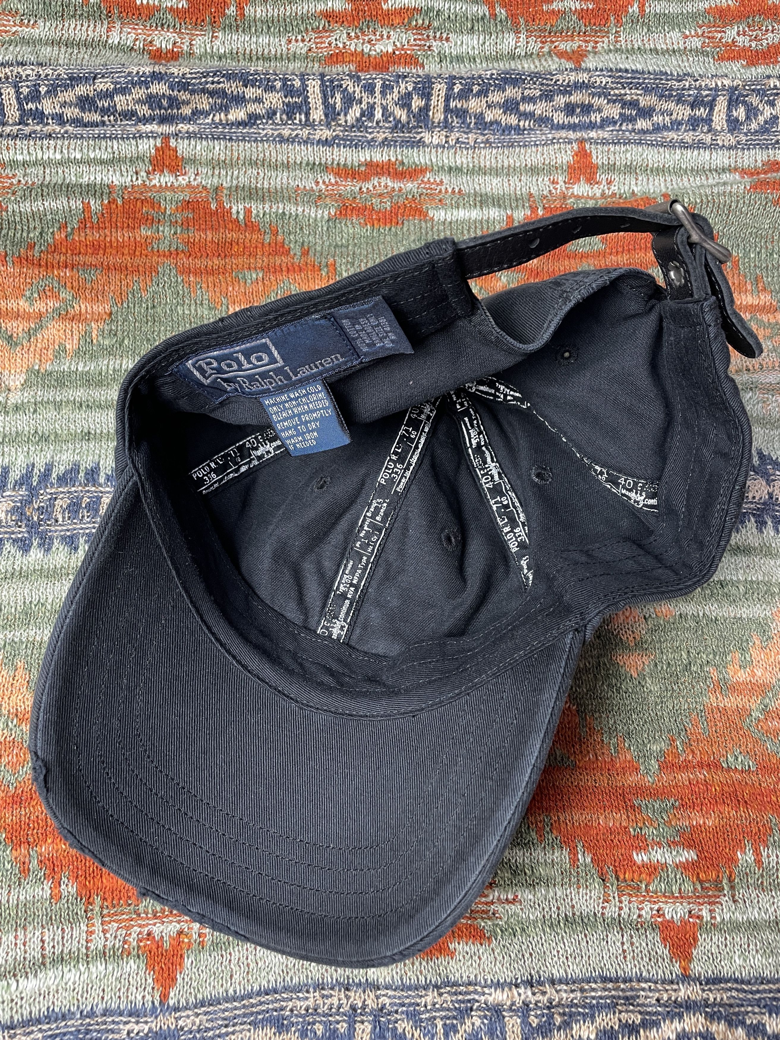 Polo Ralph Lauren Polo Ralph Lauren Rare Leather Baseball Hat cap Size ONE SIZE - 5 Thumbnail