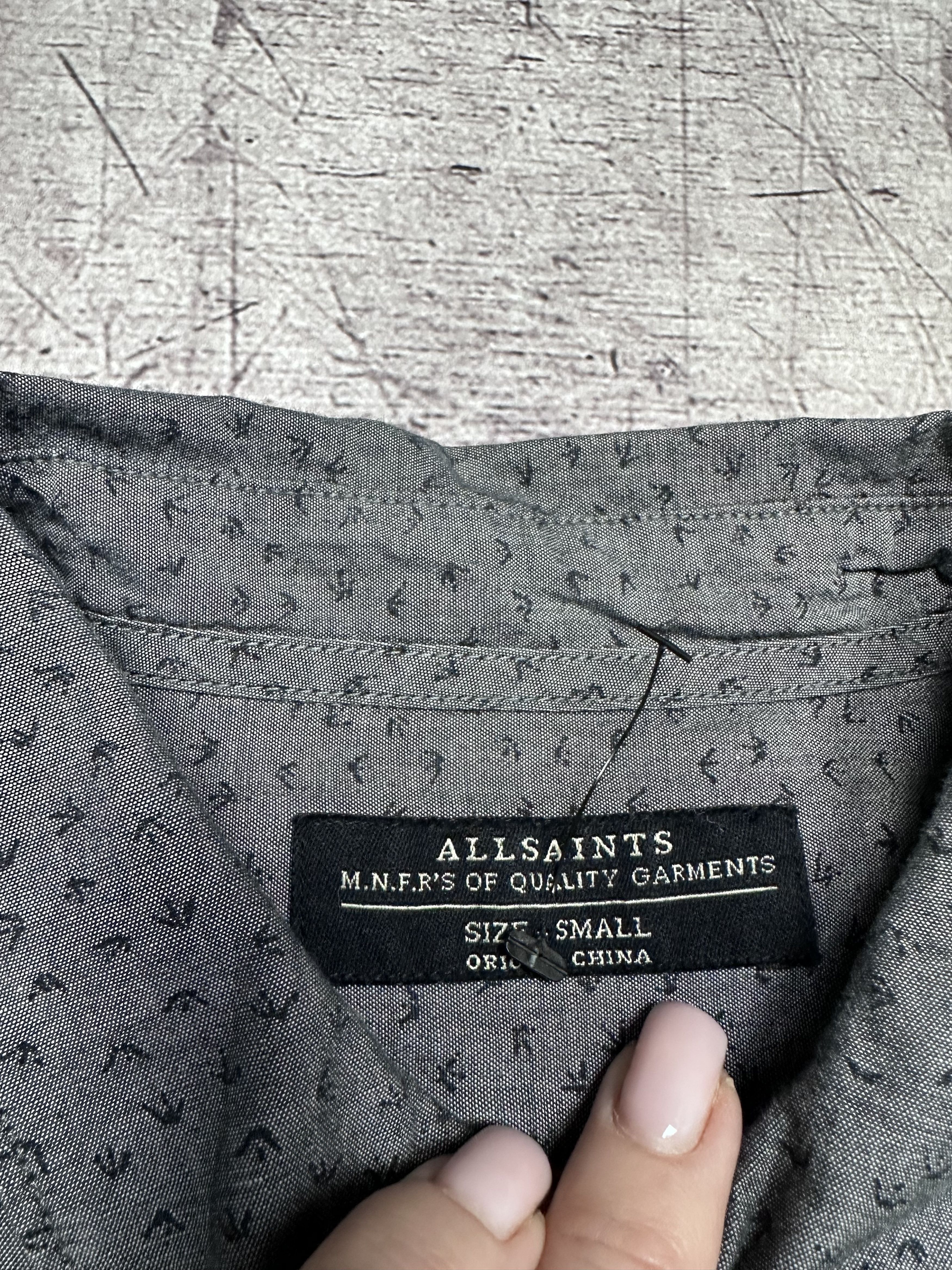 Allsaints Allsaints Centralia Mens Long Sleeve Shirt Size US S / EU 44-46 / 1 - 3 Thumbnail
