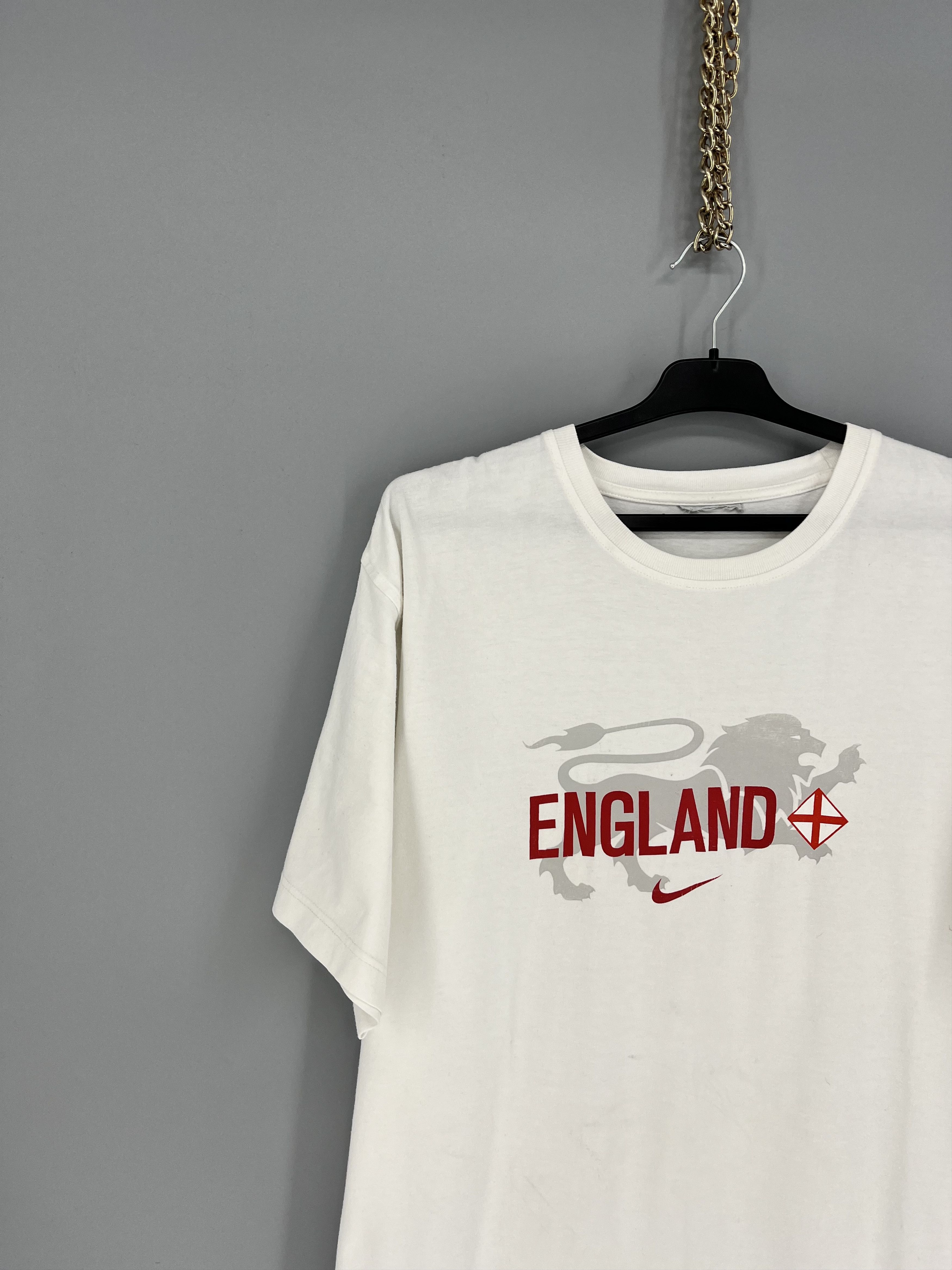 Nike × Vintage Vintage Nike England Rooney football tee Size US XL / EU 56 / 4 - 4 Thumbnail