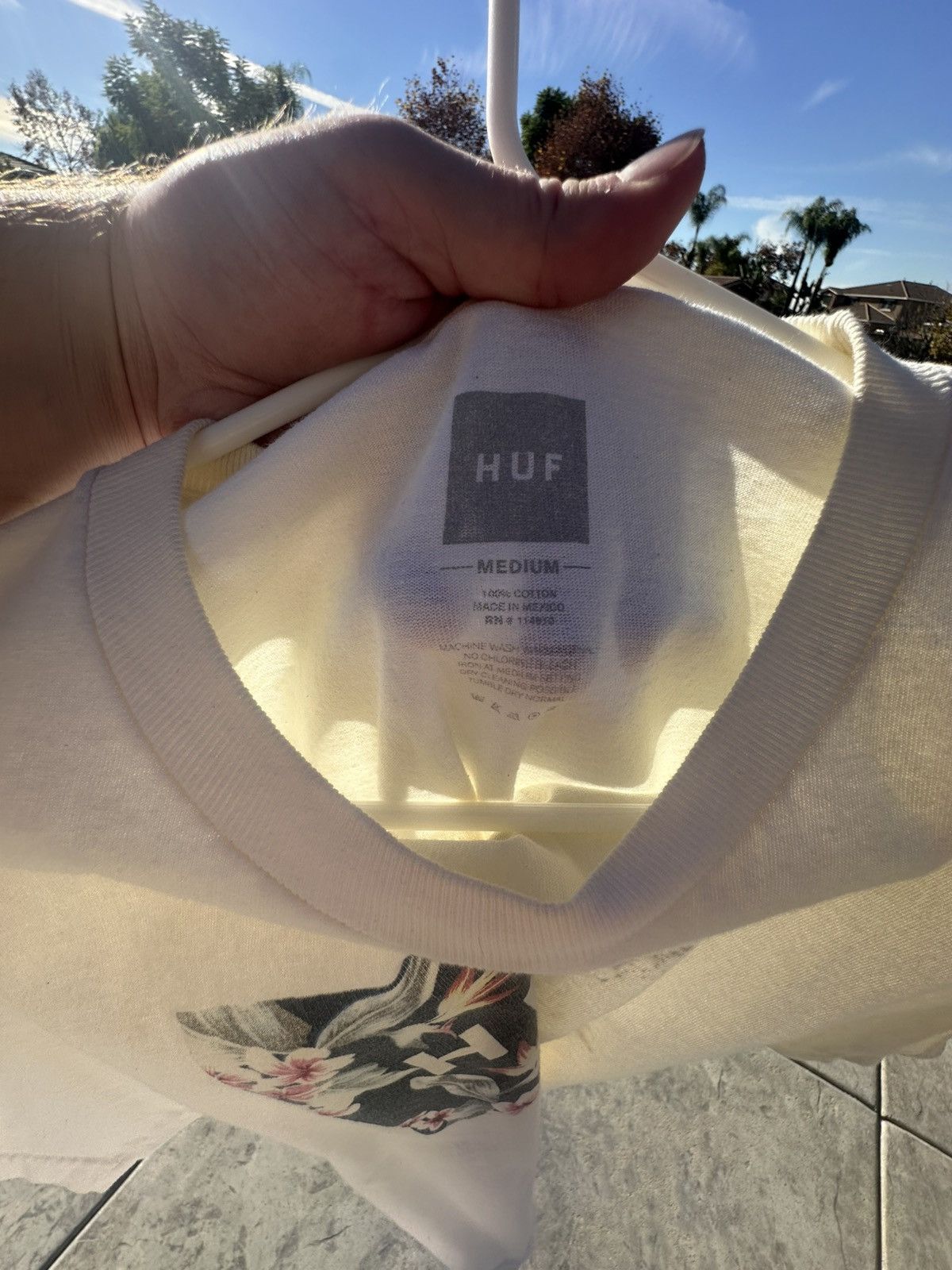 Huf Huf Floral Medium White Size US M / EU 48-50 / 2 - 2 Thumbnail