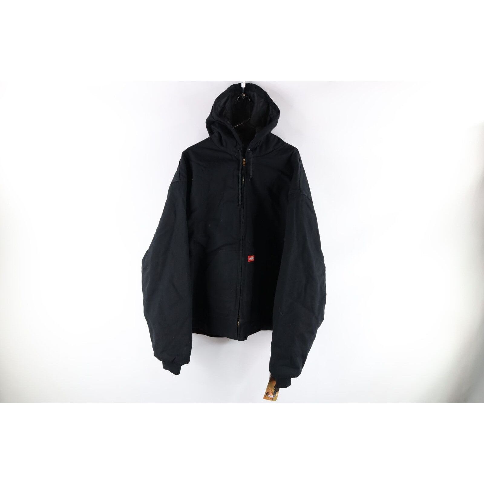 image of Nos Vintage Dickies Box Logo Quilt Lined Jacket 5Xl in Black, Men's (Size 2XL)