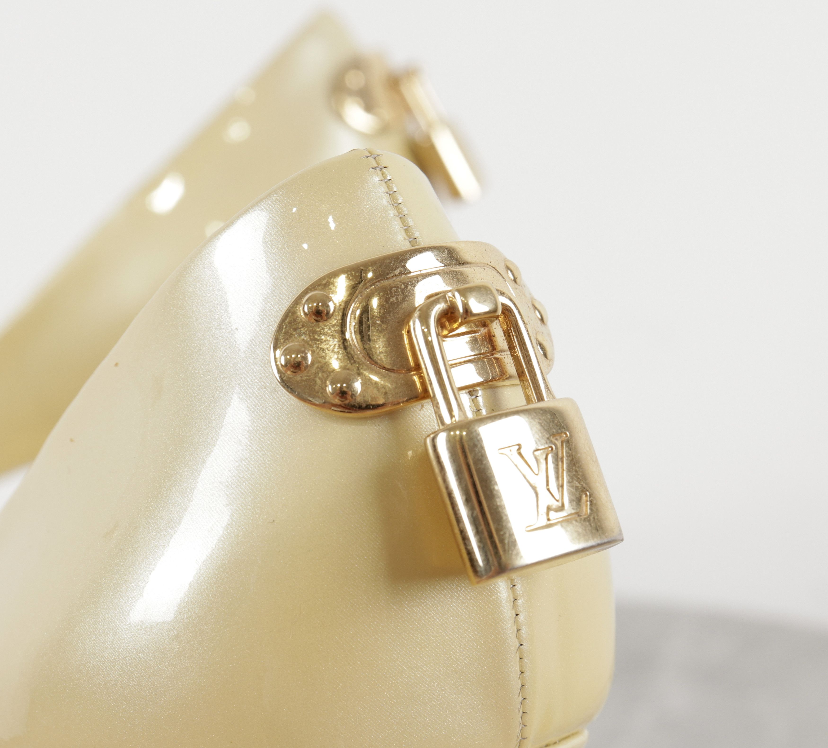 Louis Vuitton Louis Vuitton Leather Yellow High Heel Open Toe Shoes Size US 7.5 / IT 37.5 - 12 Thumbnail