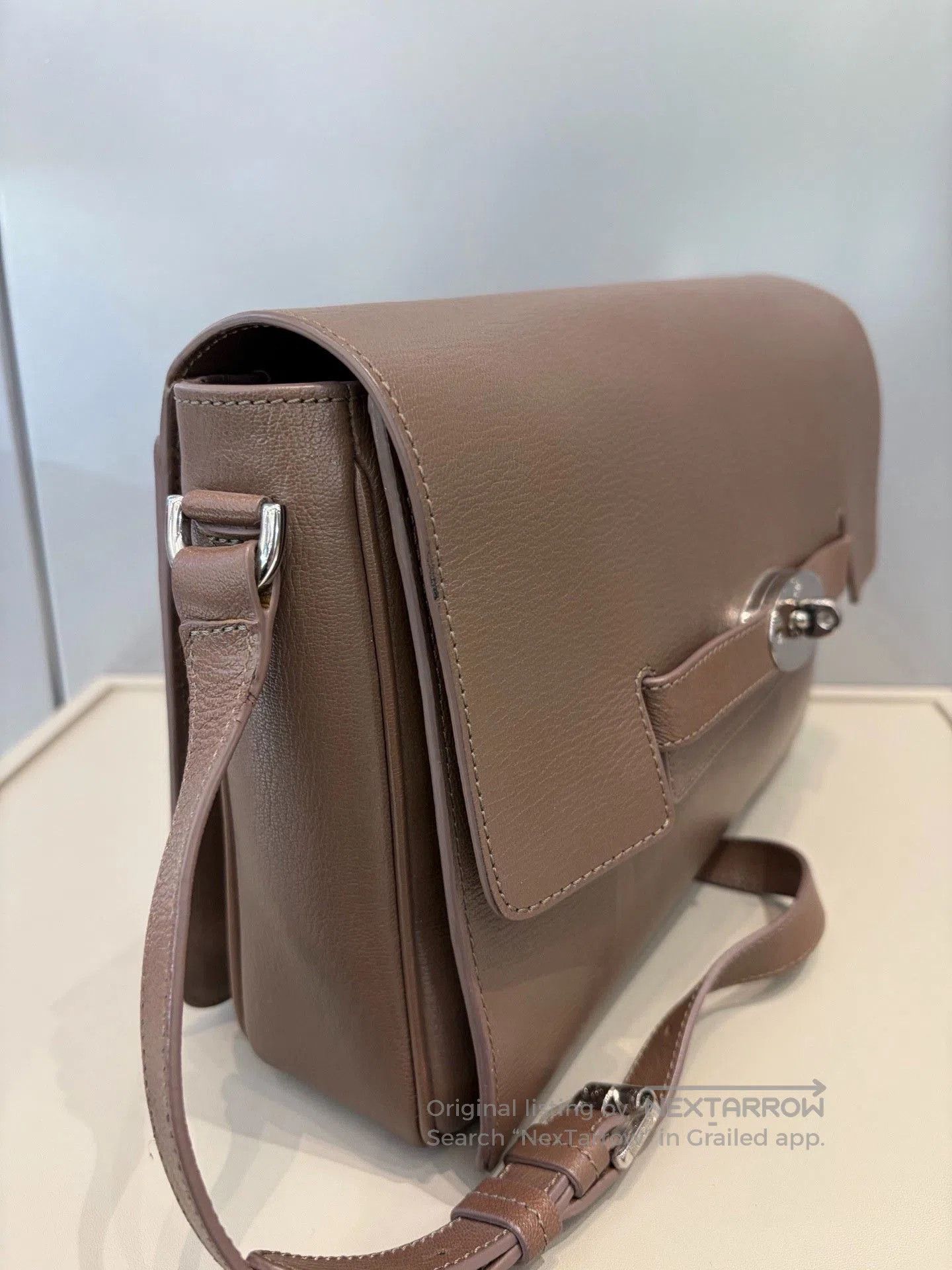Mulberry Mulberry Elephant Gray Messenger Bag. Size ONE SIZE - 4 Thumbnail