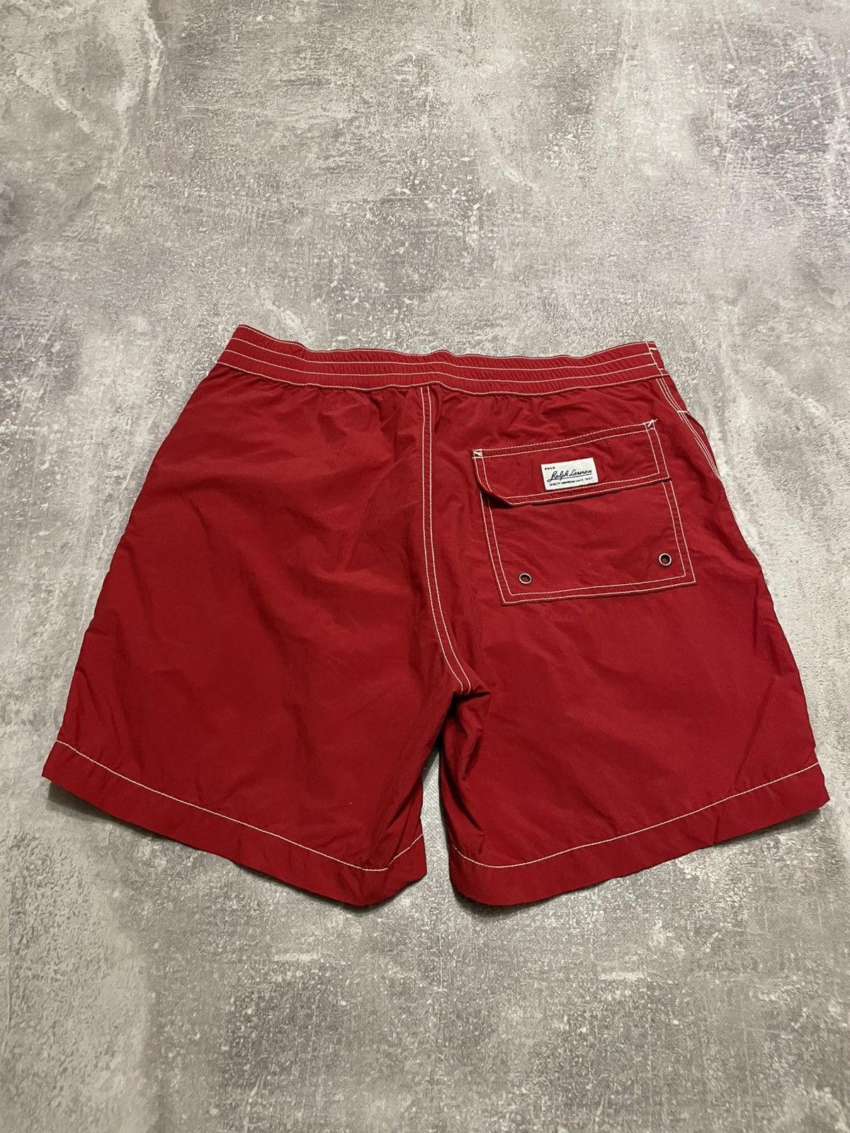 Polo Ralph Lauren × Vintage Vintage Polo Ralph Lauren Nylon Shorts Y2K Size US 30 / EU 46 - 10 Thumbnail