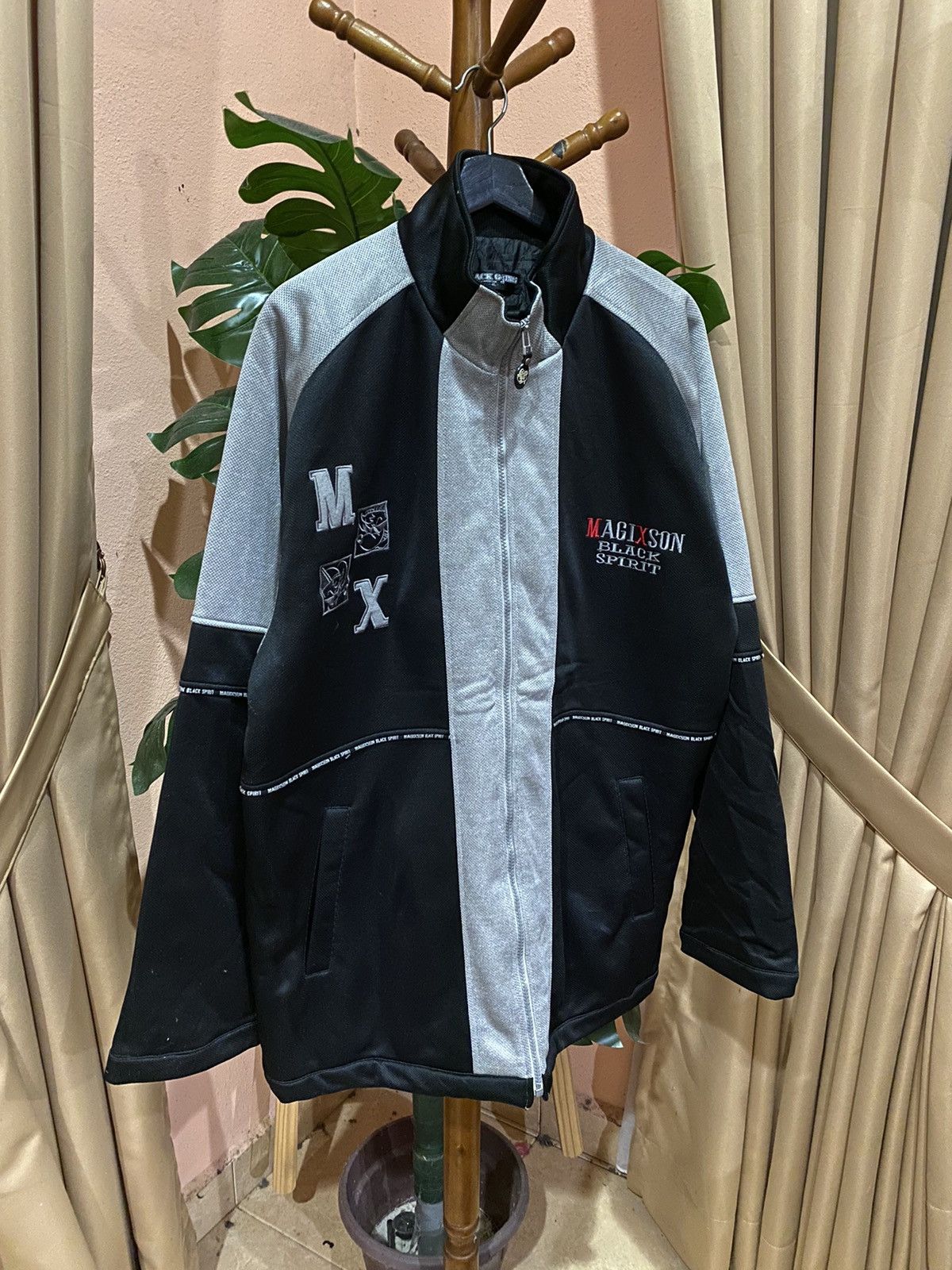 Other Vintage Magixson Black Spirit Jacket – Japanese Streetwear Size US XXL / EU 58 / 5 - 3 Thumbnail