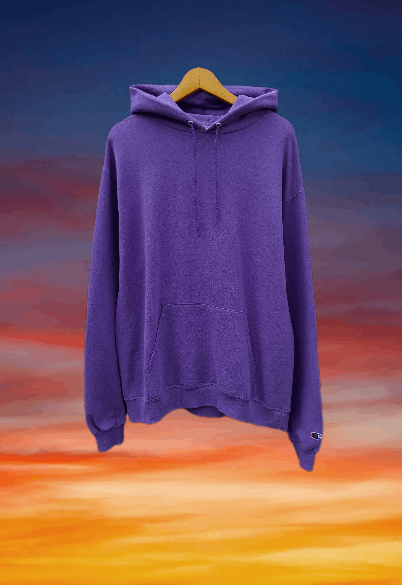 Champion Vintage 00s Y2K streetwear Blank hoodie champion hoodie Size US L / EU 52-54 / 3 - 1 Thumbnail
