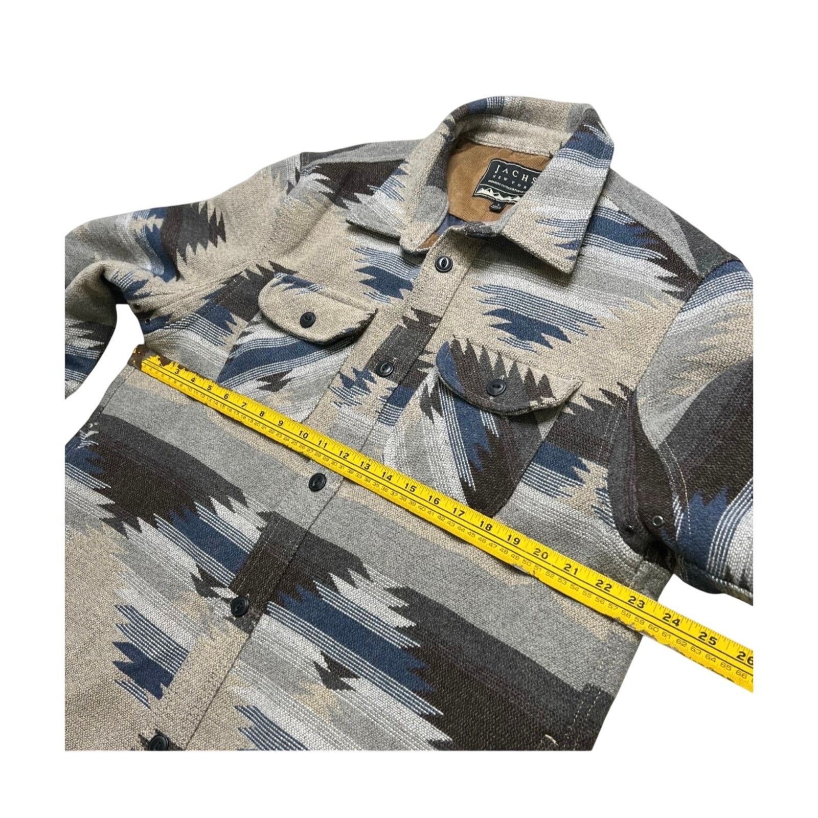 JACHS NY JACHS New York “Native-Aztec” Wool-Blend Shacket Jacket L Size US L / EU 52-54 / 3 - 7 Thumbnail