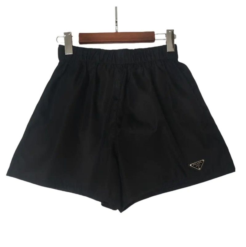 Prada Prada Black Nylon Women's Shorts Size 23" - 1 Thumbnail