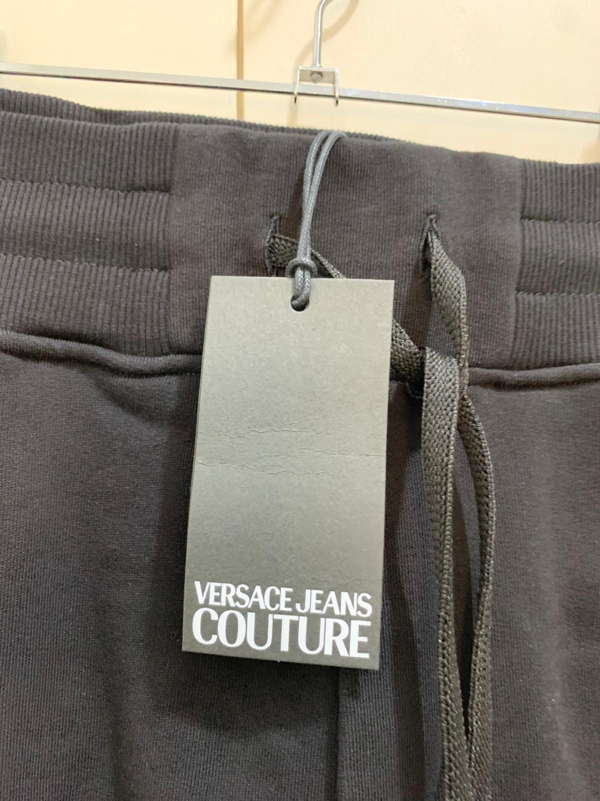 Versace Jeans Couture Versace Jeans Culture Baroque Logo Print Pants, XS, black Size US 28 / EU 44 - 3 Thumbnail