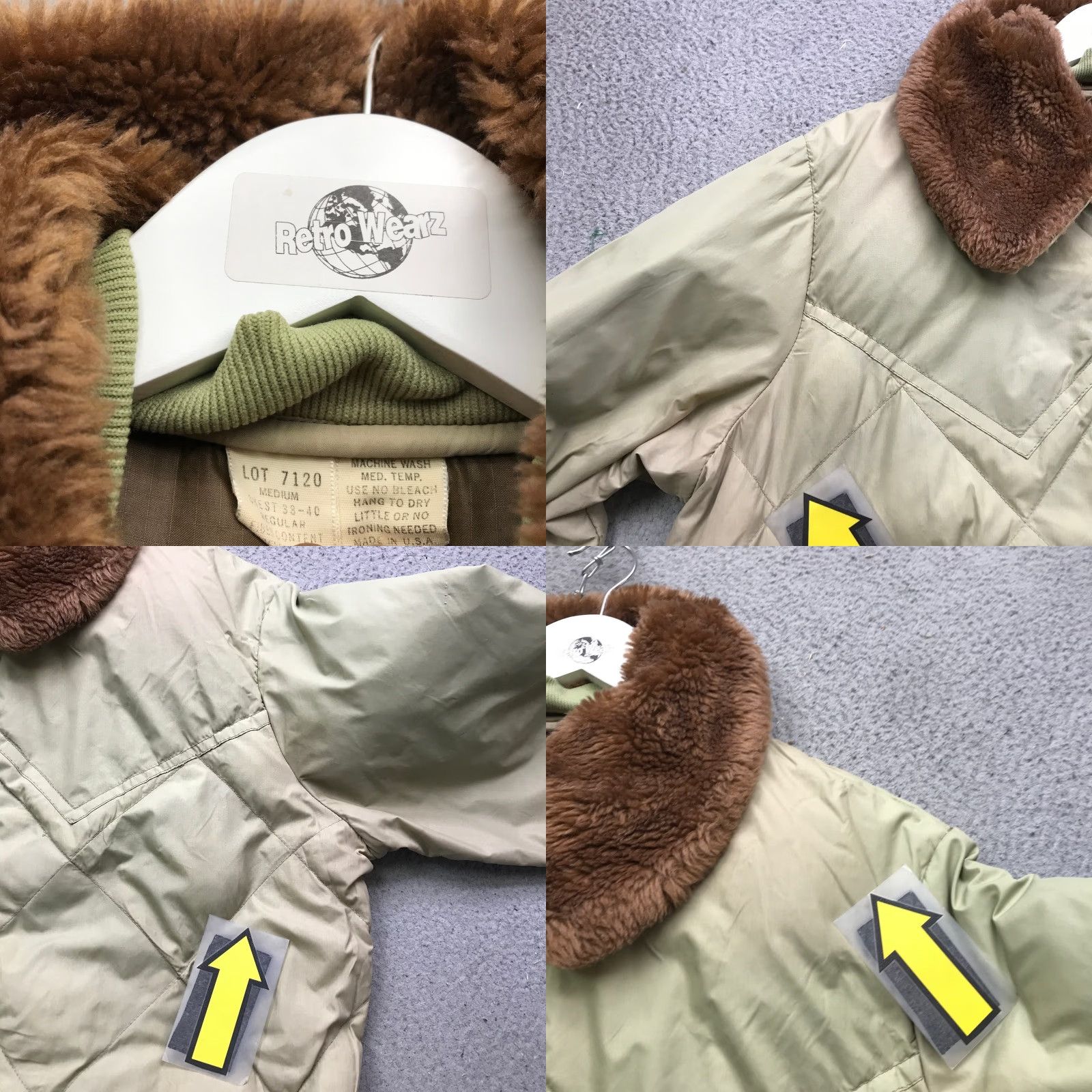 Walls VINTAGE Walls Blizzard Pruf Parka Jacket Mens M Green Down Puffer Coat Long Zip Fur Trim 80s Workwear Casual Size US M / EU 48-50 / 2 - 8 Thumbnail