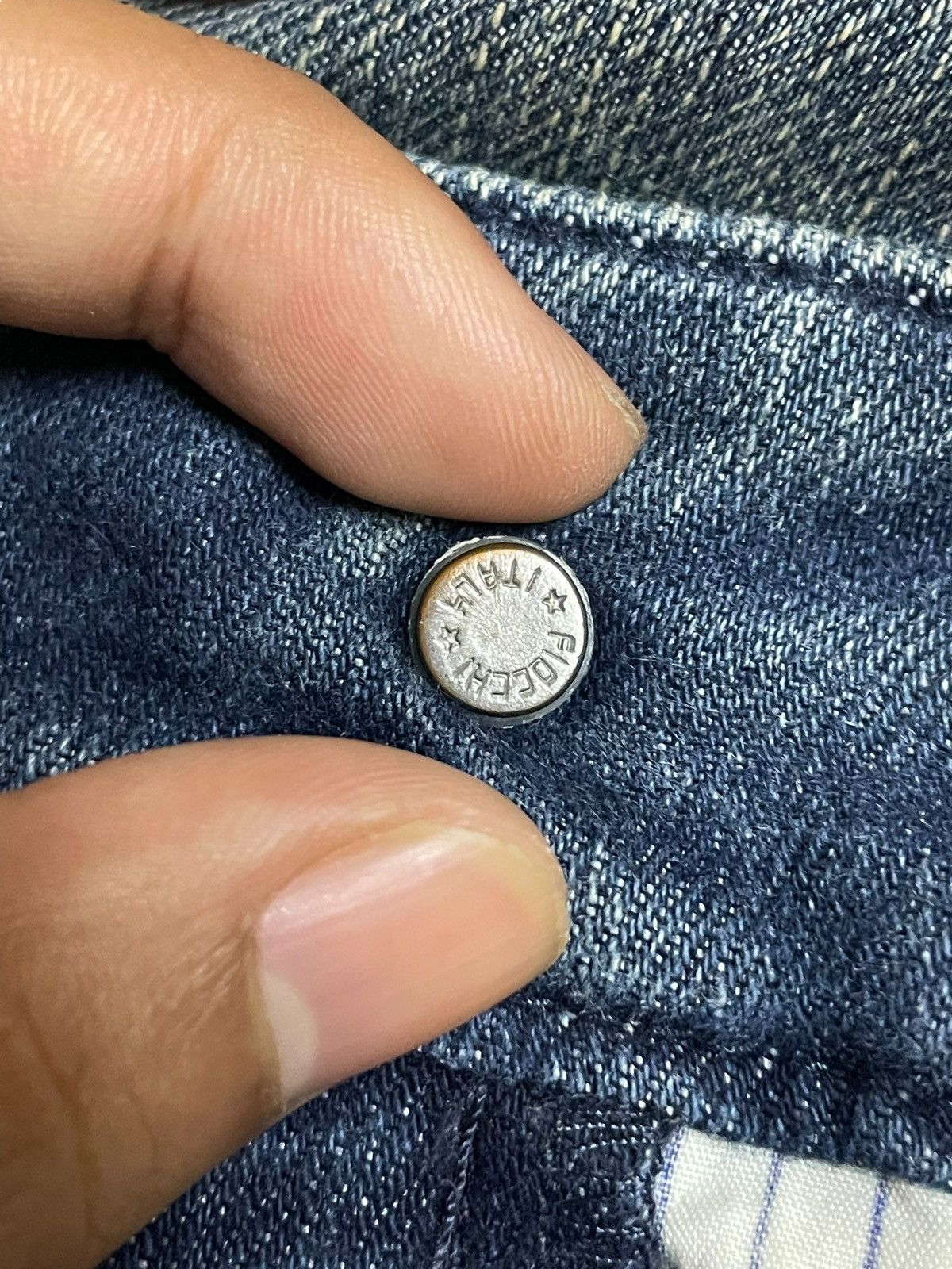 Emporio Armani Vintage Y2K Emporio Armani Beads At Back Style Bootcut Jeans Size 29" - 14 Thumbnail