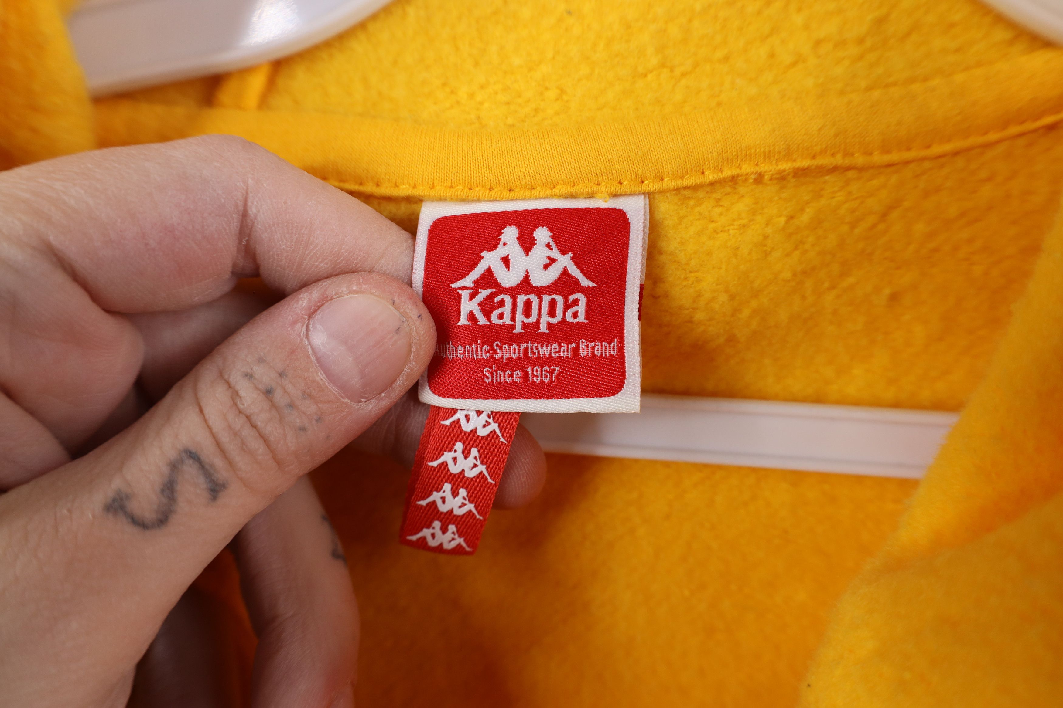 Kappa Vintage 90s Kappa Spell Out Taped Logo Soccer Hoodie Size US M / EU 48-50 / 2 - 10 Thumbnail