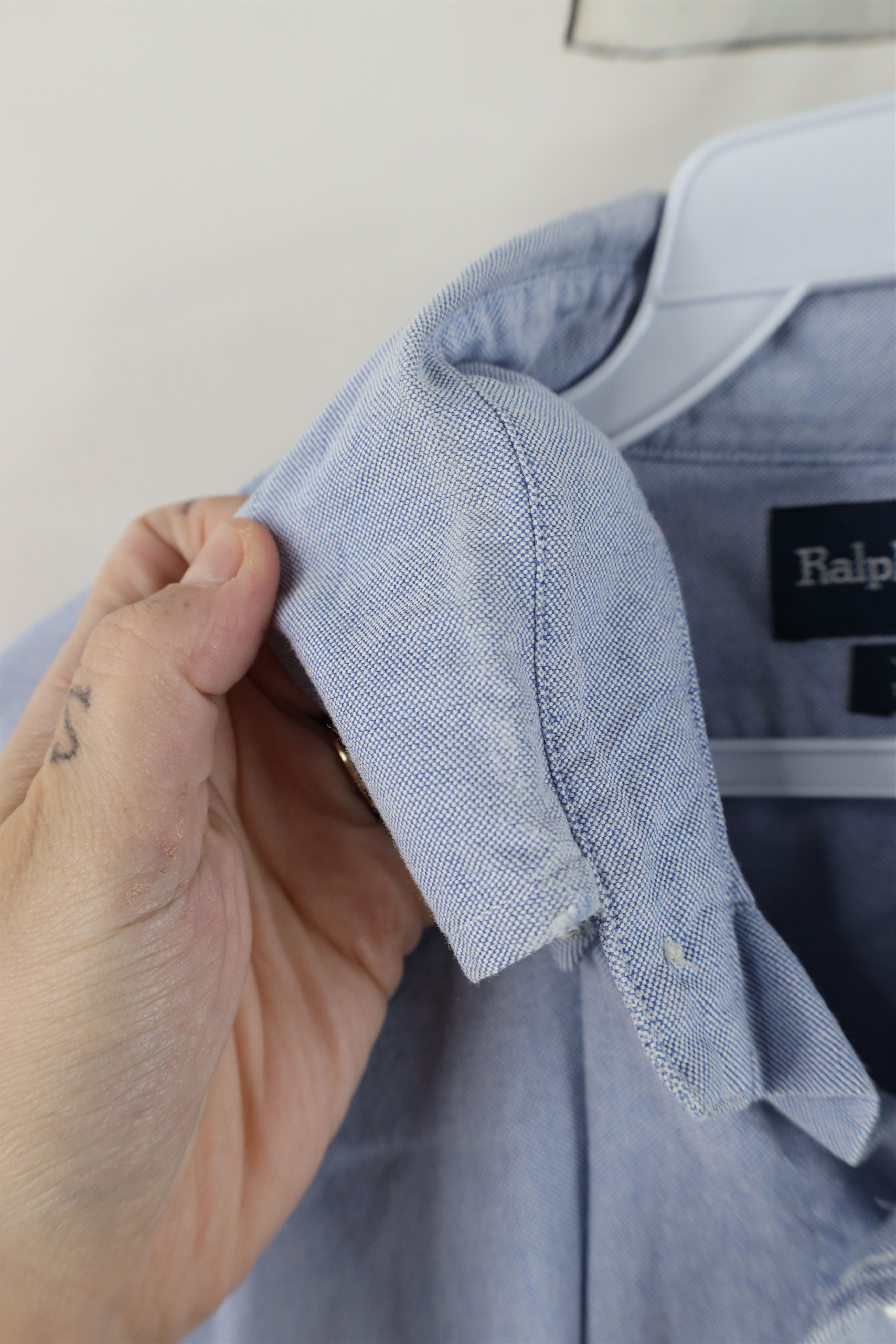 Polo Ralph Lauren Vintage 90s Ralph Lauren Oxford Collared Button Down Shirt Size US M / EU 48-50 / 2 - 10 Thumbnail
