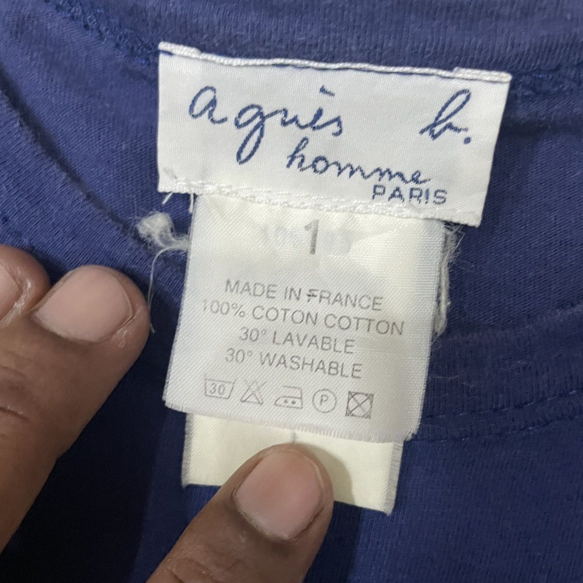 agnes b. Vintage Agnes B France Tee Size M / US 6-8 / IT 42-44 - 5 Thumbnail