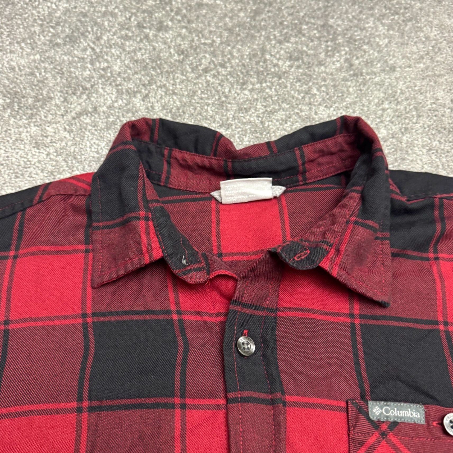 Vintage Columbia Shirt Mens Medium Red Plaid Long Sleeve Button-Up Casual Flannel Size US M / EU 48-50 / 2 - 3 Thumbnail