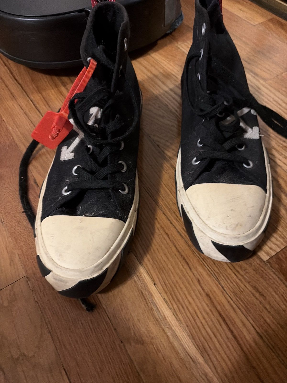 Off-White Off White EU43 Vulcanized Hi Top Sneakers Size US 10 / EU 43 - 5 Thumbnail