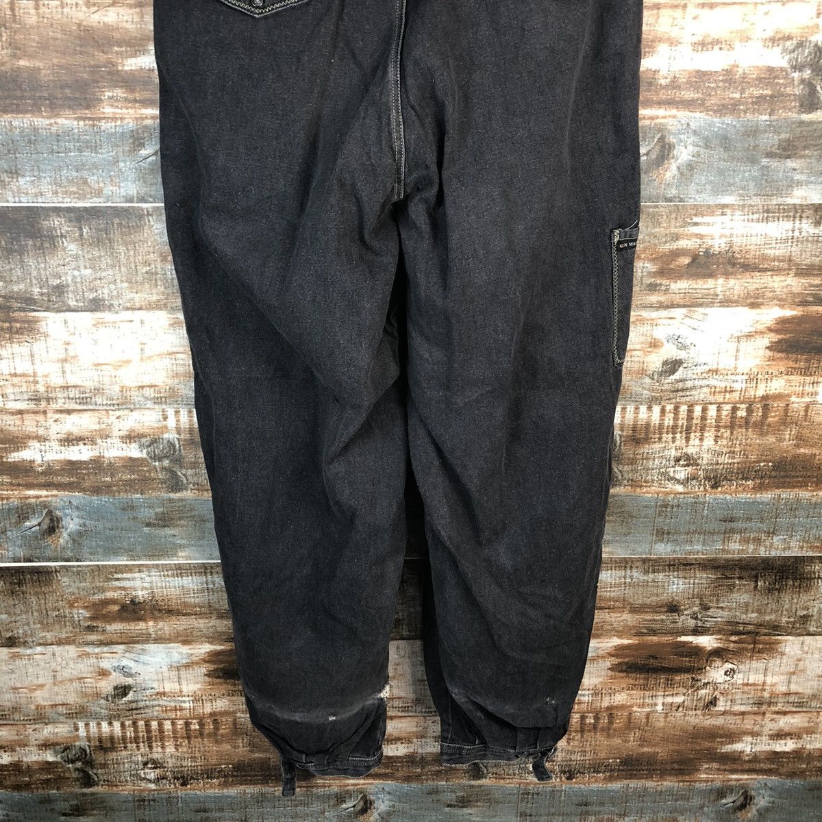 Japanese Brand × Vintage Gin Washi vintage japan Black Pants #1428 Size US 37 - 13 Thumbnail
